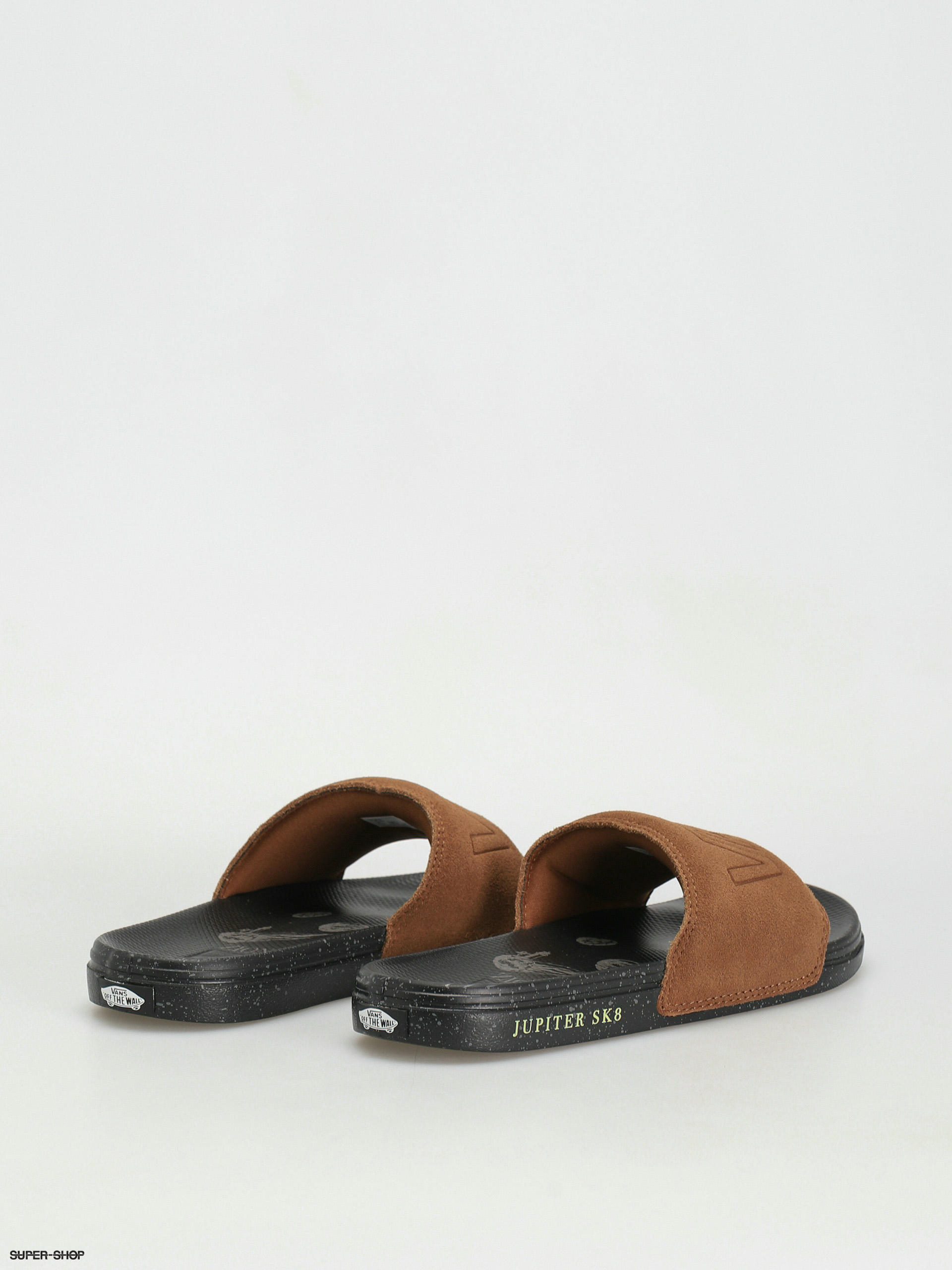 Vans leather shop flip flops