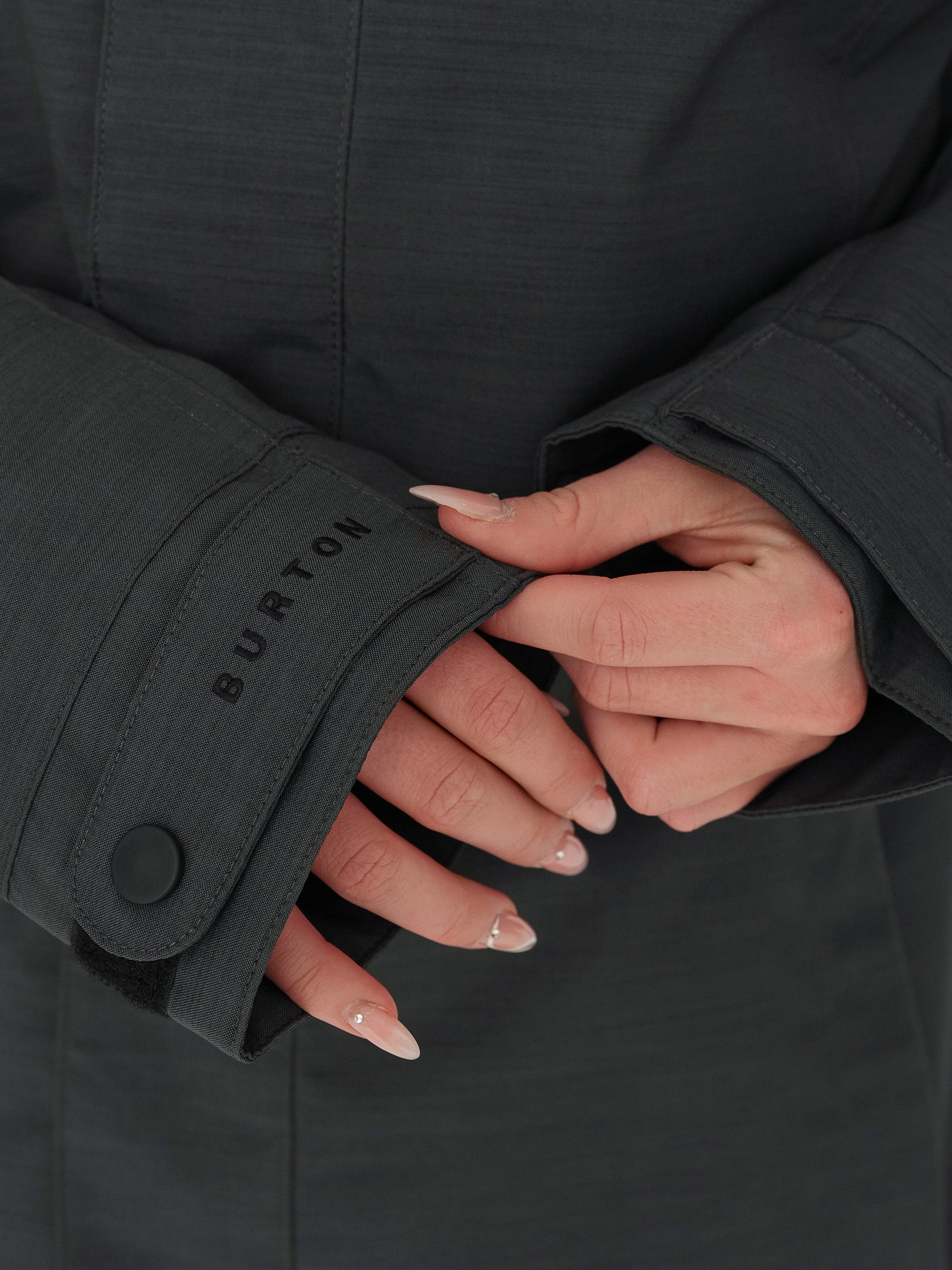 Damen Burton Jet Set Snowboard jacke (true black heather)