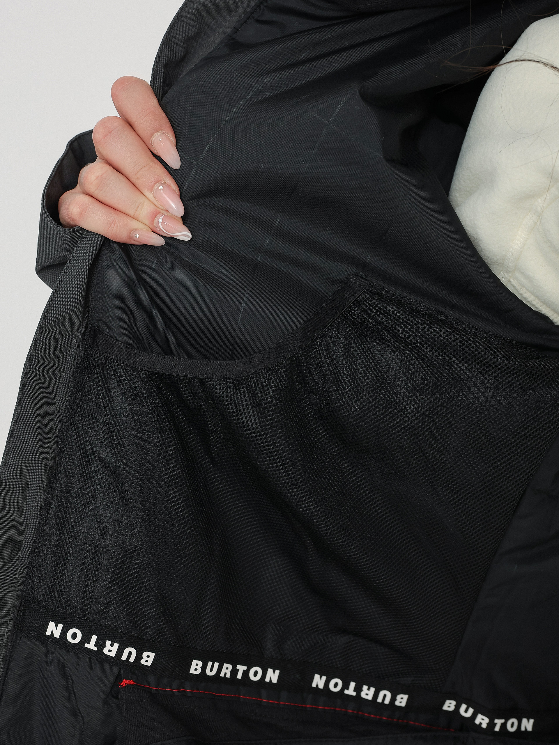 Damen Burton Jet Set Snowboard jacke (true black heather)