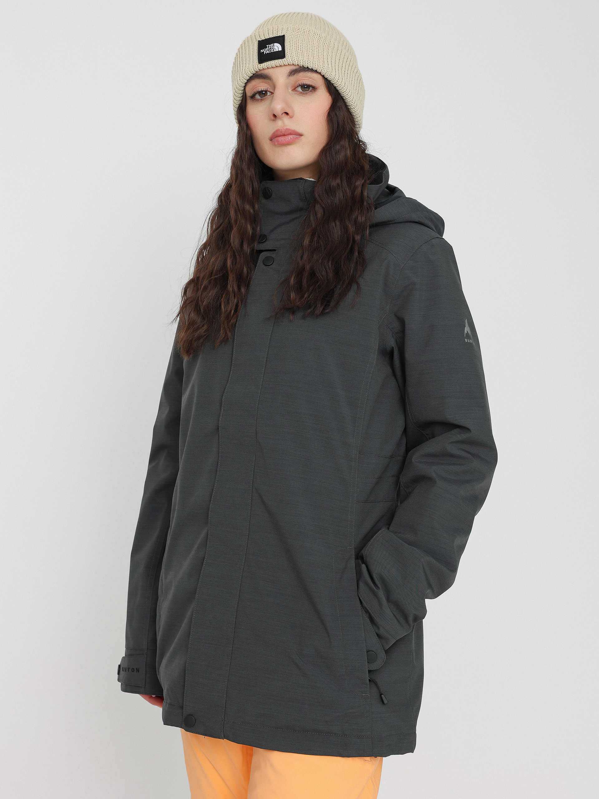 Womens Burton Jet Set Snowboard jacket (true black heather)