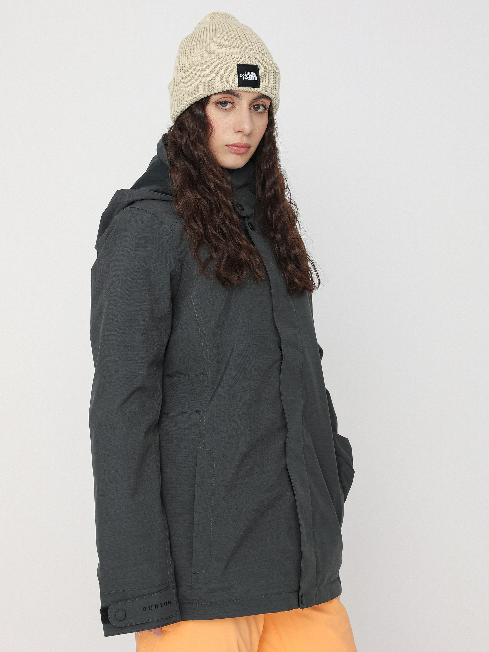 Womens Burton Jet Set Snowboard jacket (true black heather)