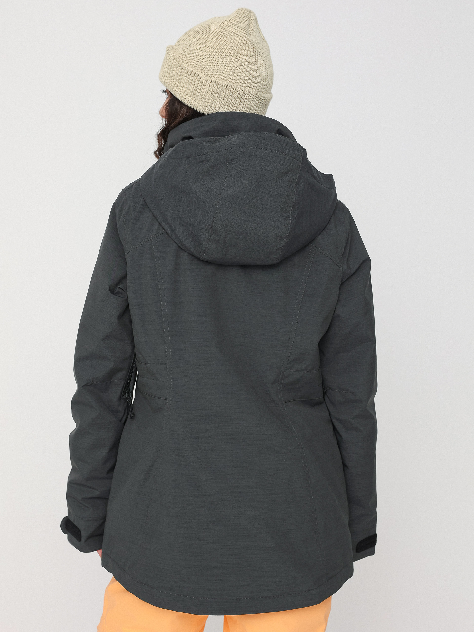 Womens Burton Jet Set Snowboard jacket (true black heather)