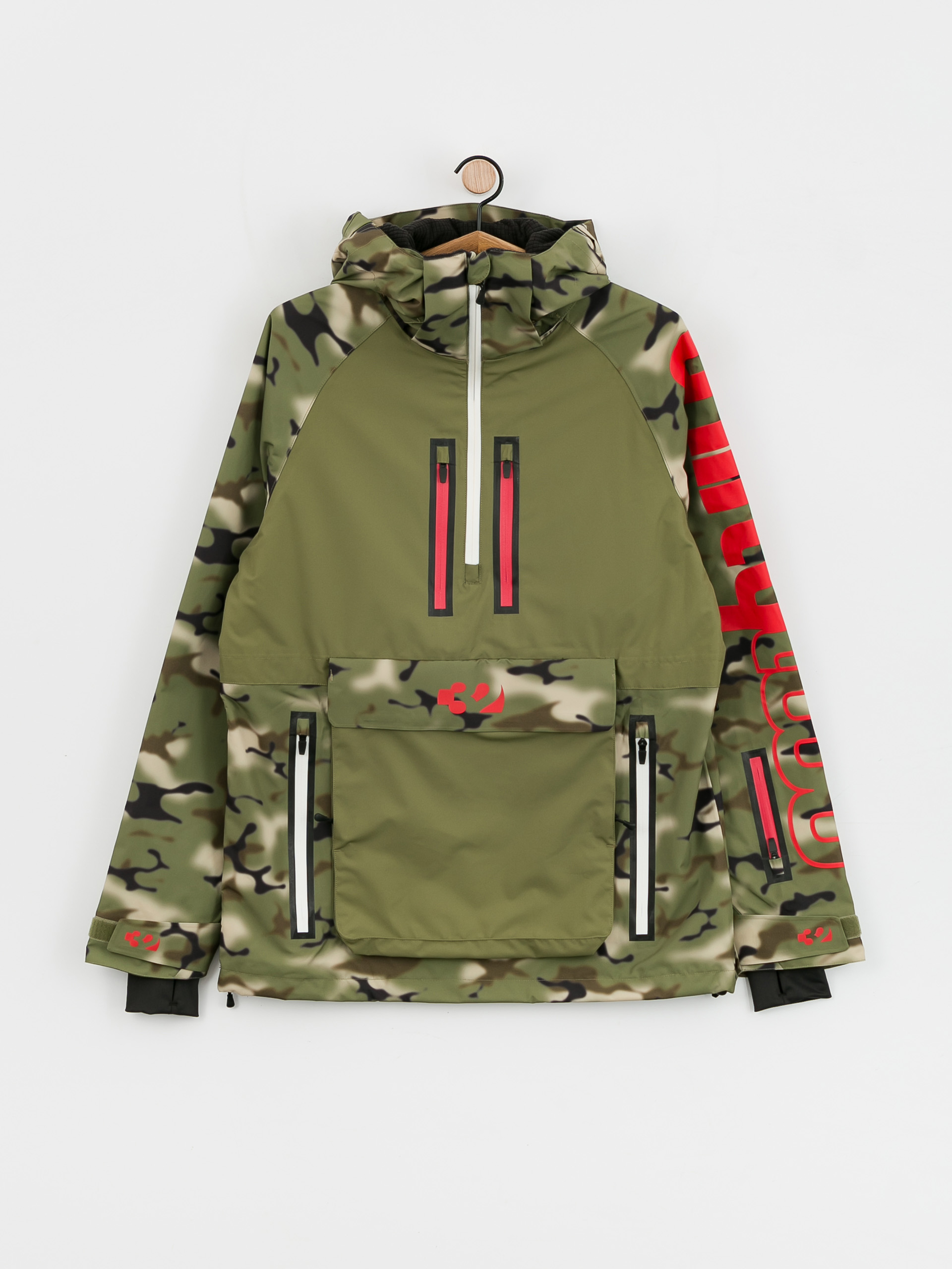 Mens ThirtyTwo Light Anorak Snowboard jacket (camo)