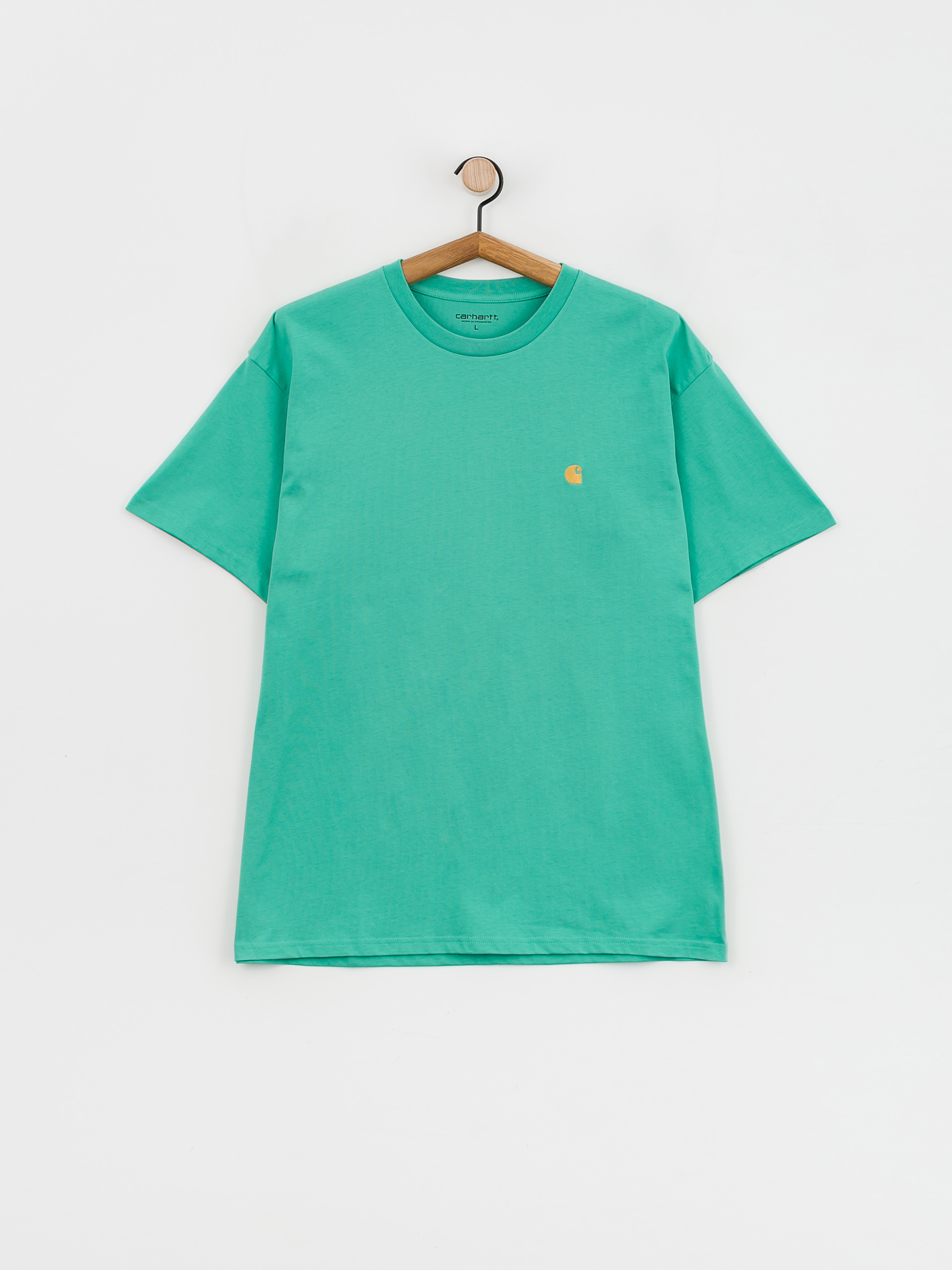 Carhartt WIP Chase T-shirt (aqua green/gold)