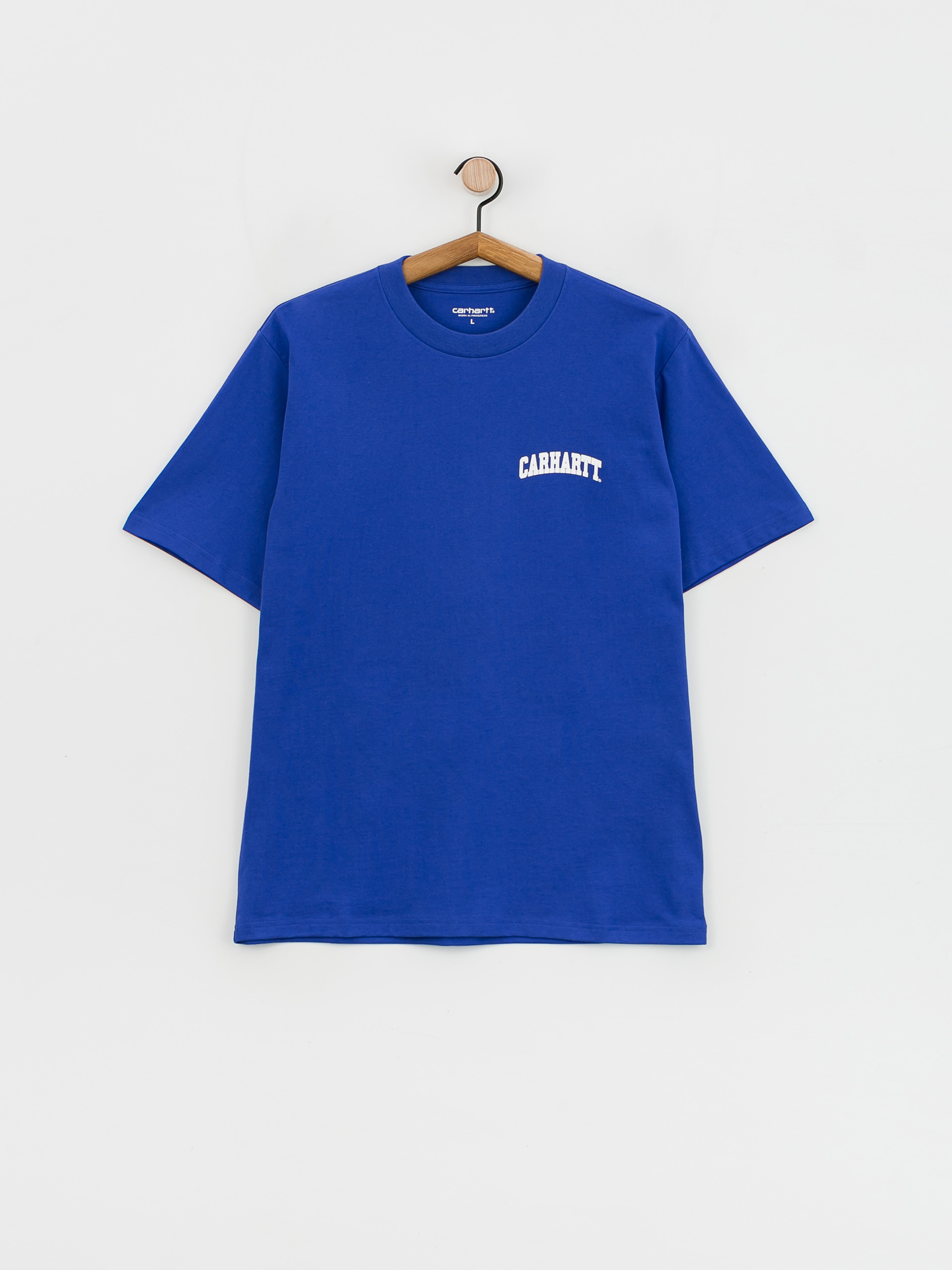 Carhartt WIP University Script T-Shirt (lazurite/white)