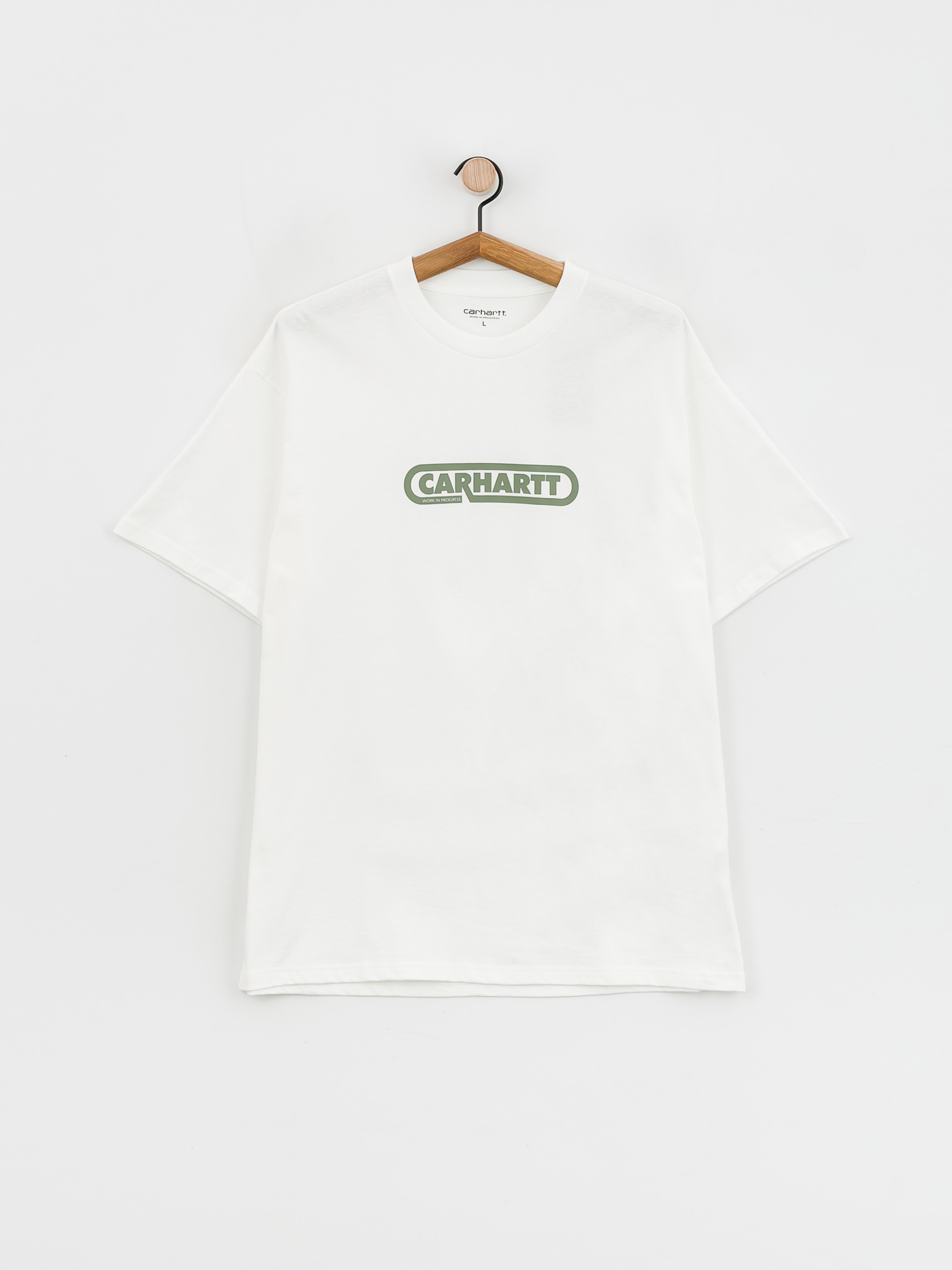 Carhartt WIP Fuse Script T-shirt (white/dollar green)