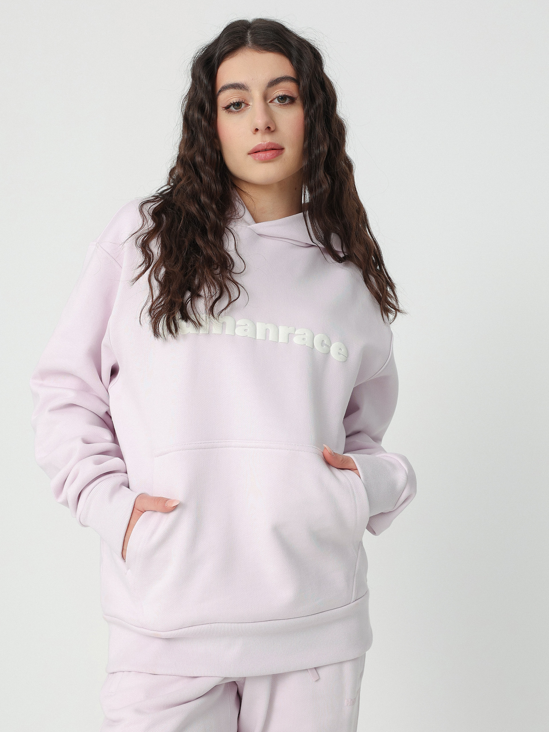adidas Originals Pharrell Williams Basics HD Hoodie Wmn (almpnk)