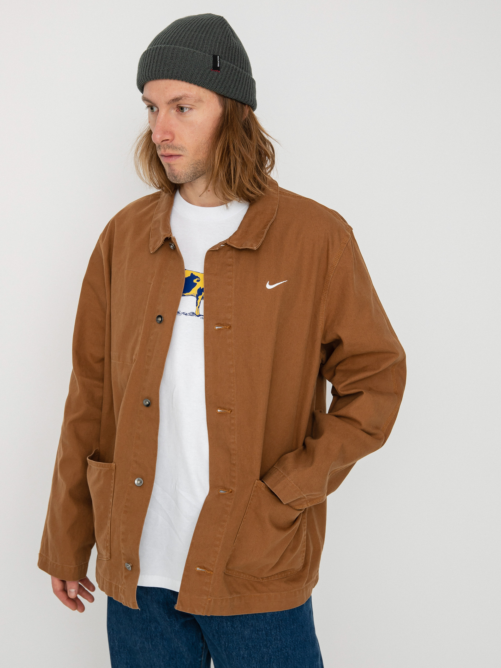 Nike SB NL Chore Coat Jacket (ale brown/white)