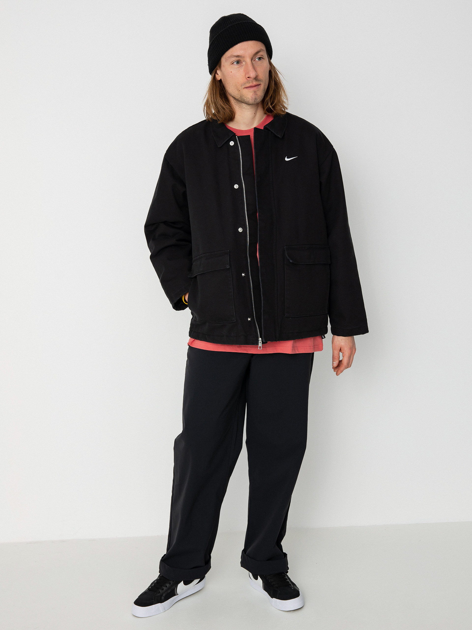 Nike SB Filled Work Jacket - black (black/white)