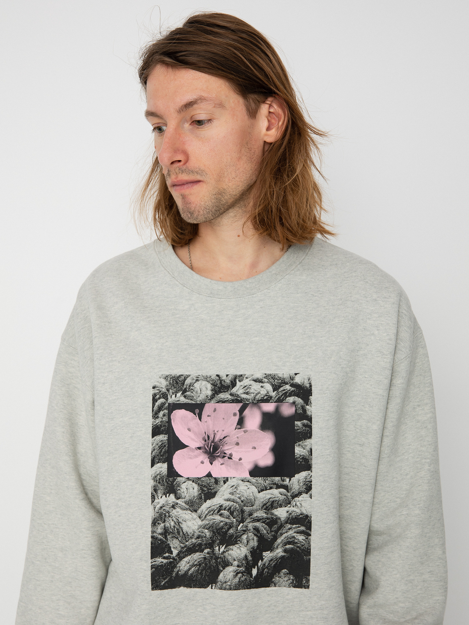 Nike SB Natural Boarder Sweatshirt (grey heather)