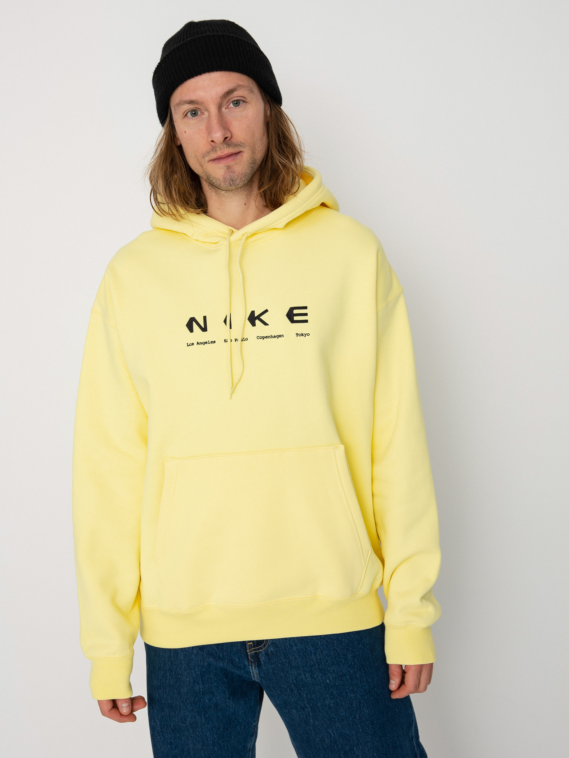 Nike yellow hoodie mens best sale