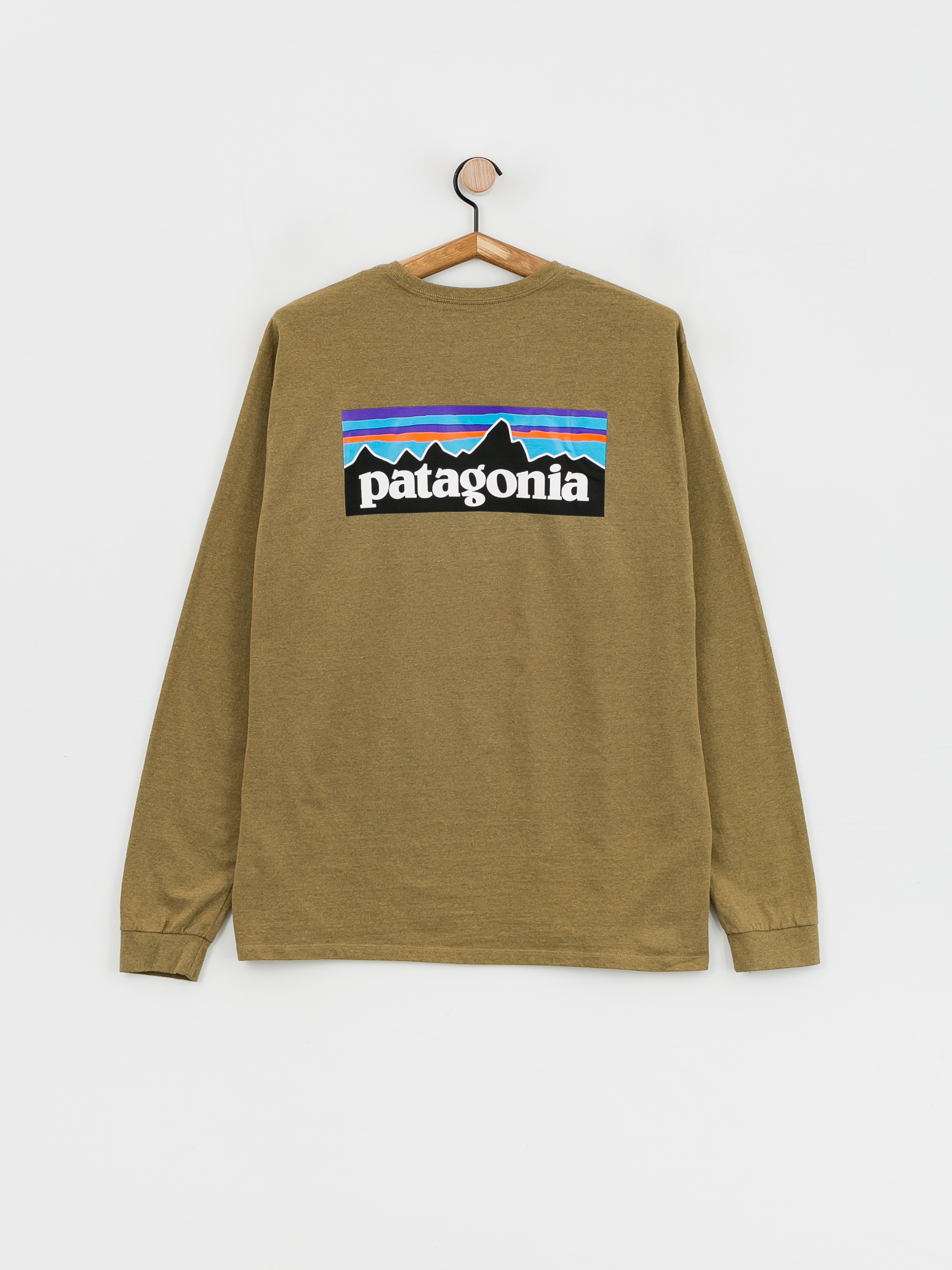 Patagonia P 6 Logo Responsibili Longsleeve (moray khaki)
