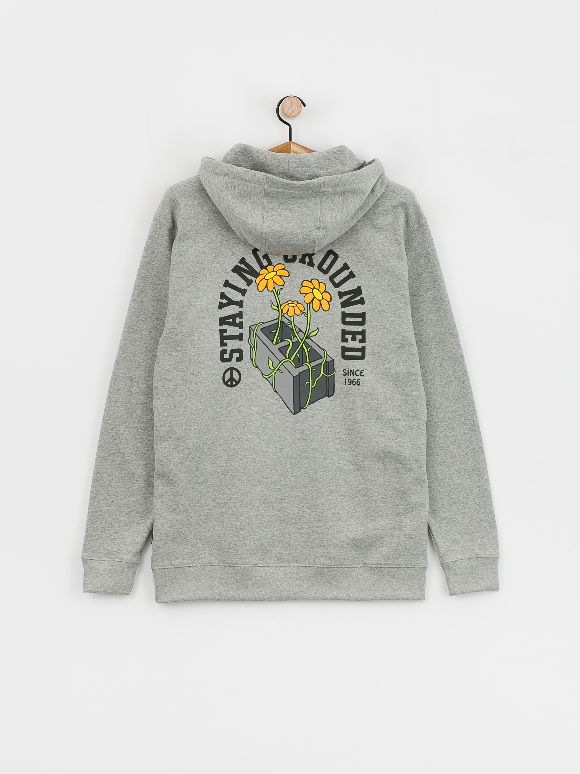 Vans Staying Grounded HD Hoodie (cement heather)