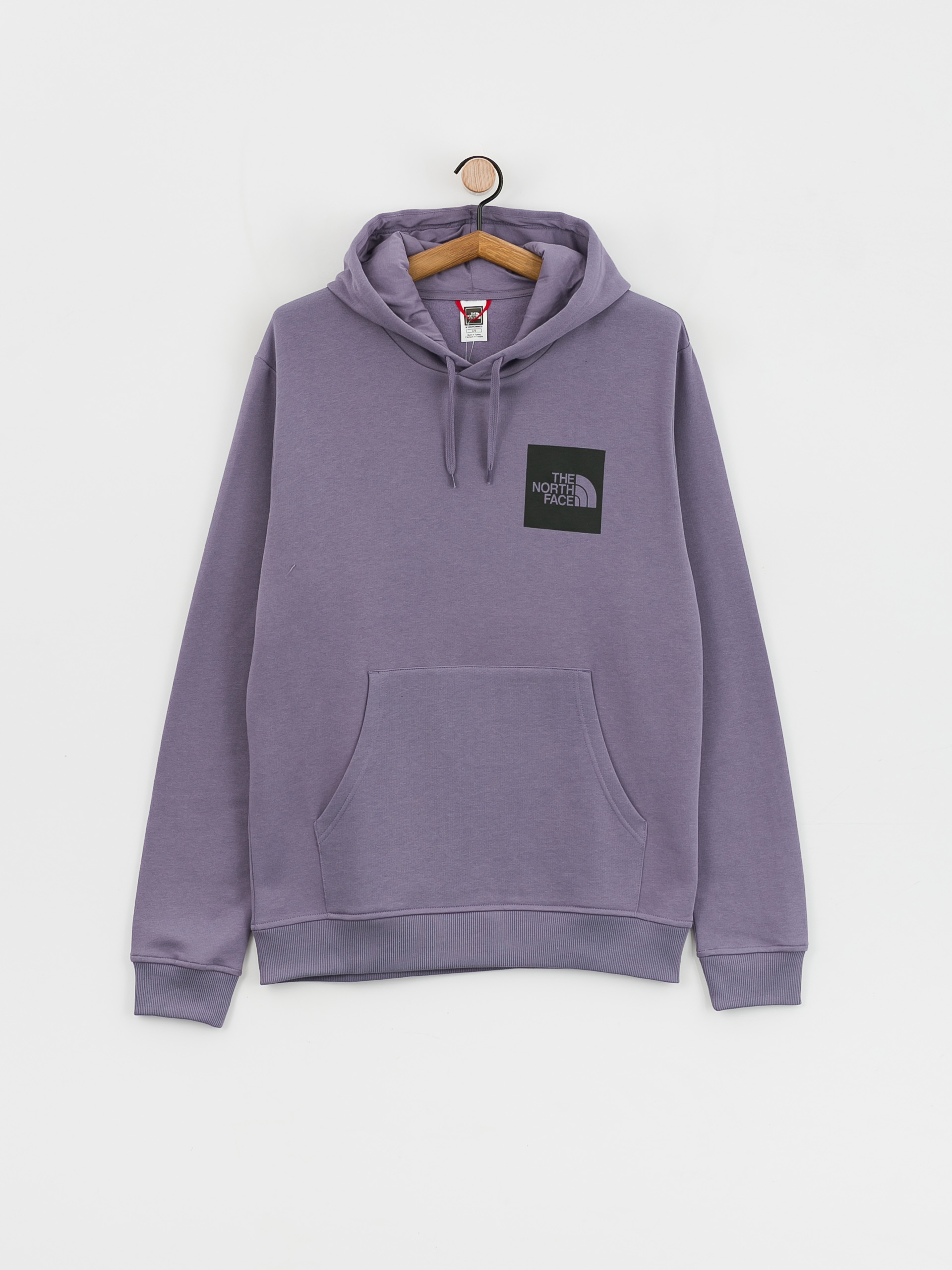 The north face on sale embroidered box logo hoodie