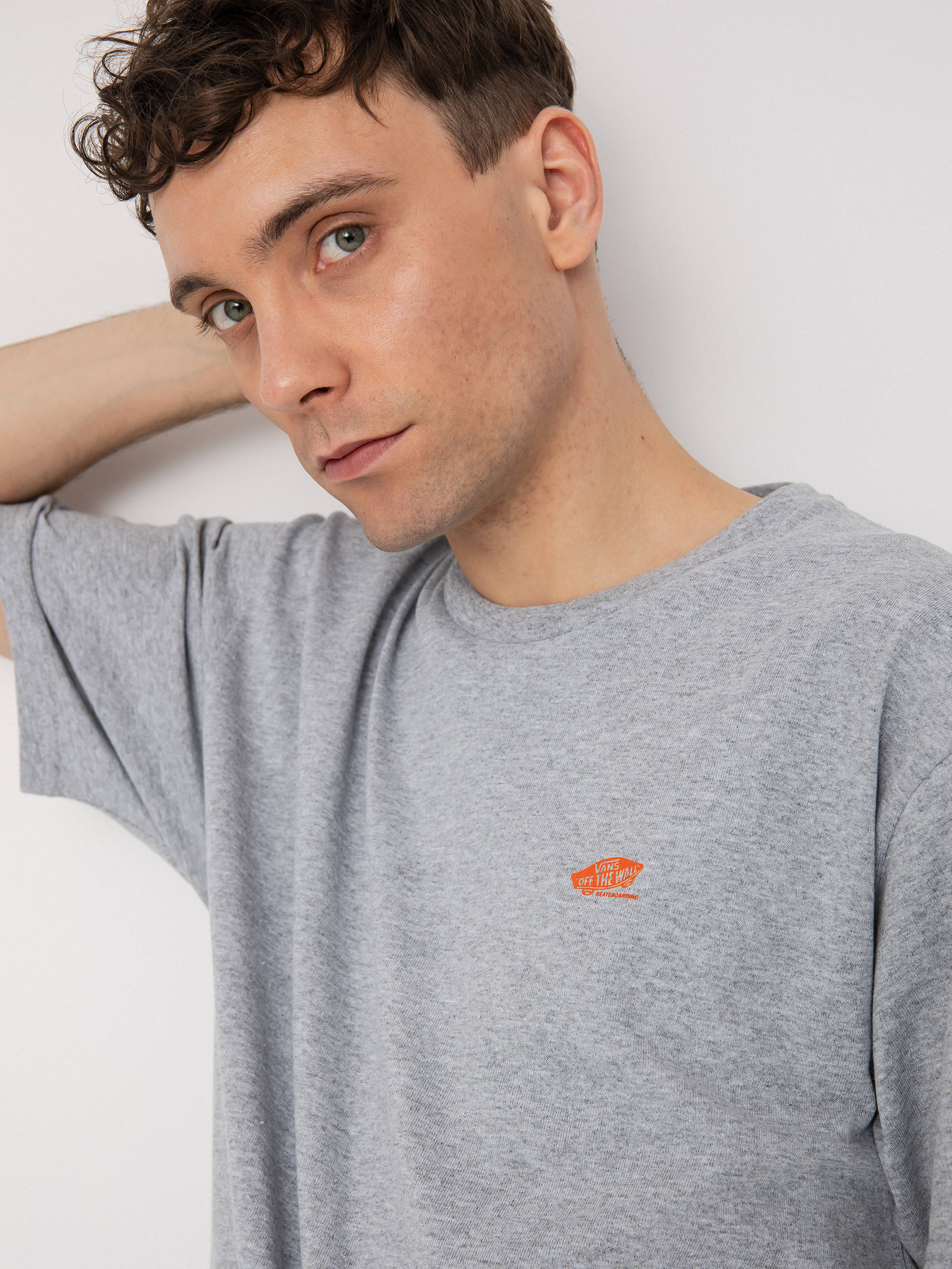 Vans Skate Classics T-Shirt (athletic hthr/scarletibis)