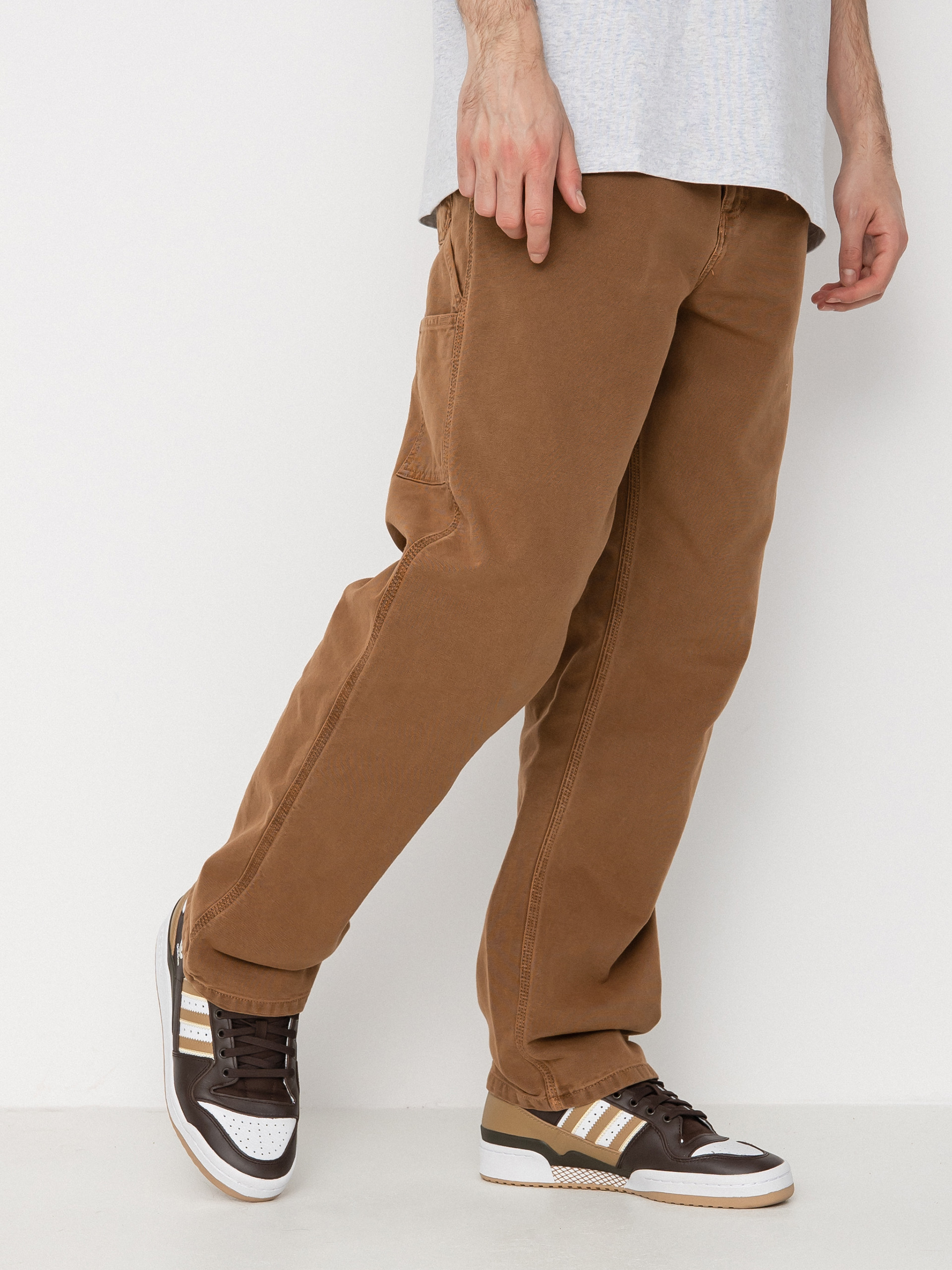 Carhartt WIP Single Knee Pants - brown (tamarind)