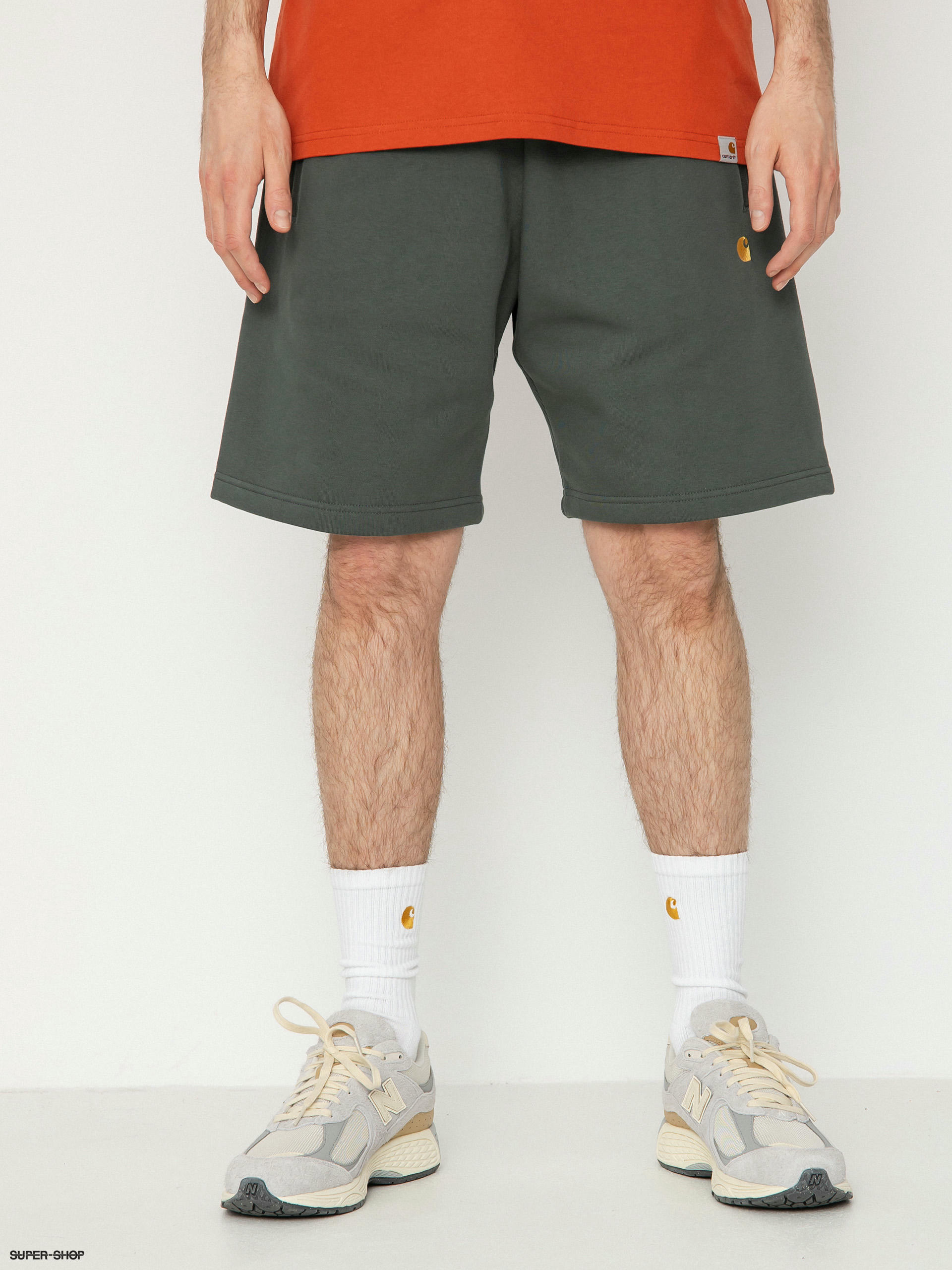 Carhartt WIP Chase Shorts (ash heather/gold)