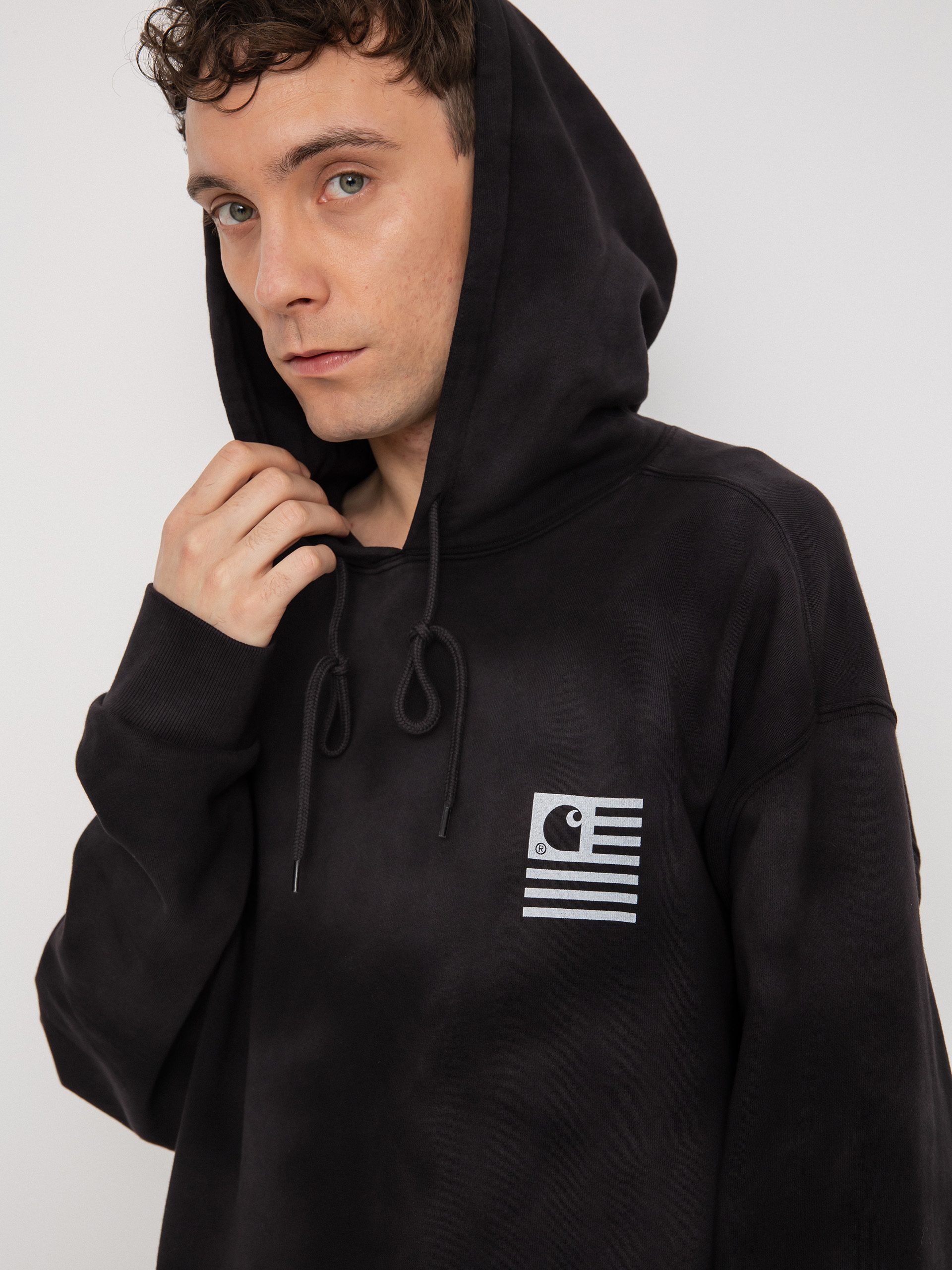 Carhartt WIP Chromo HD Hoodie (black chromo/white)