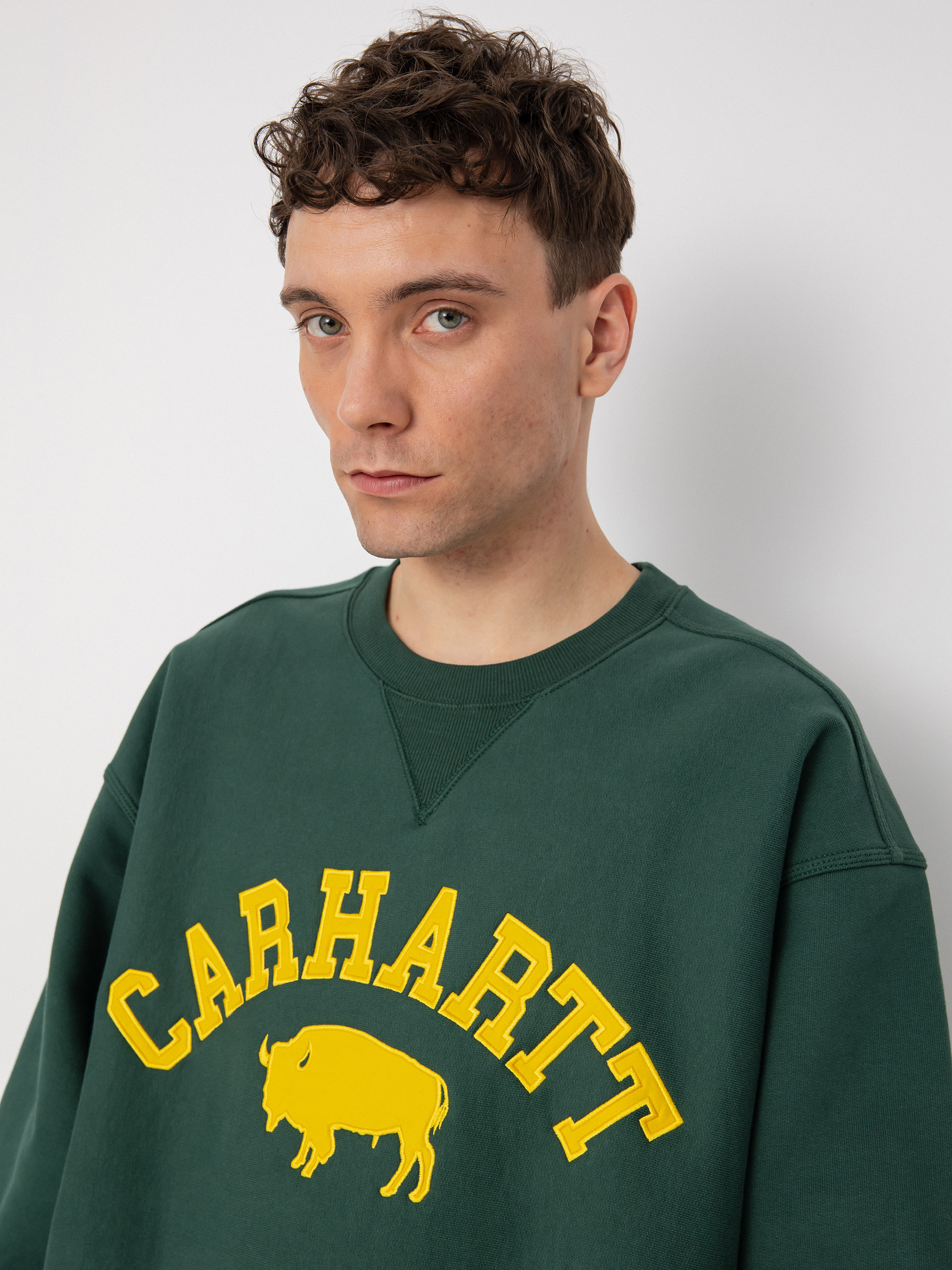 carhartt yellow sweatshirt