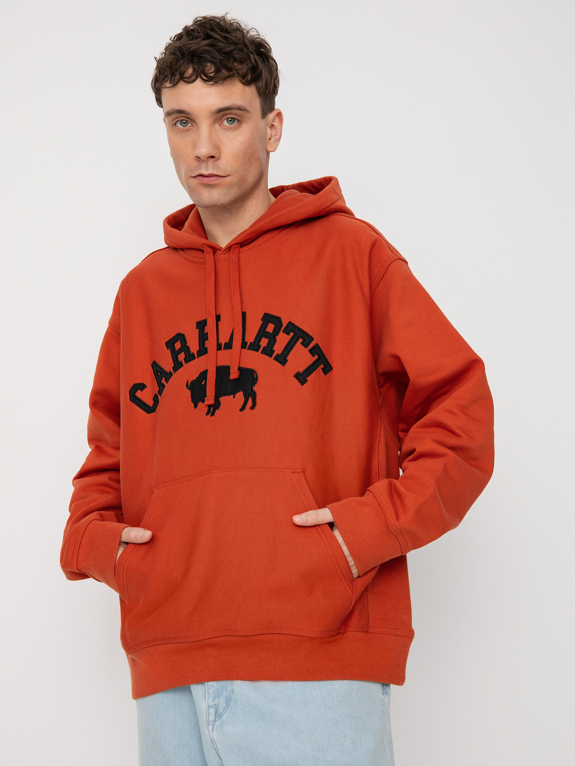 Carhartt wip orange online hoodie