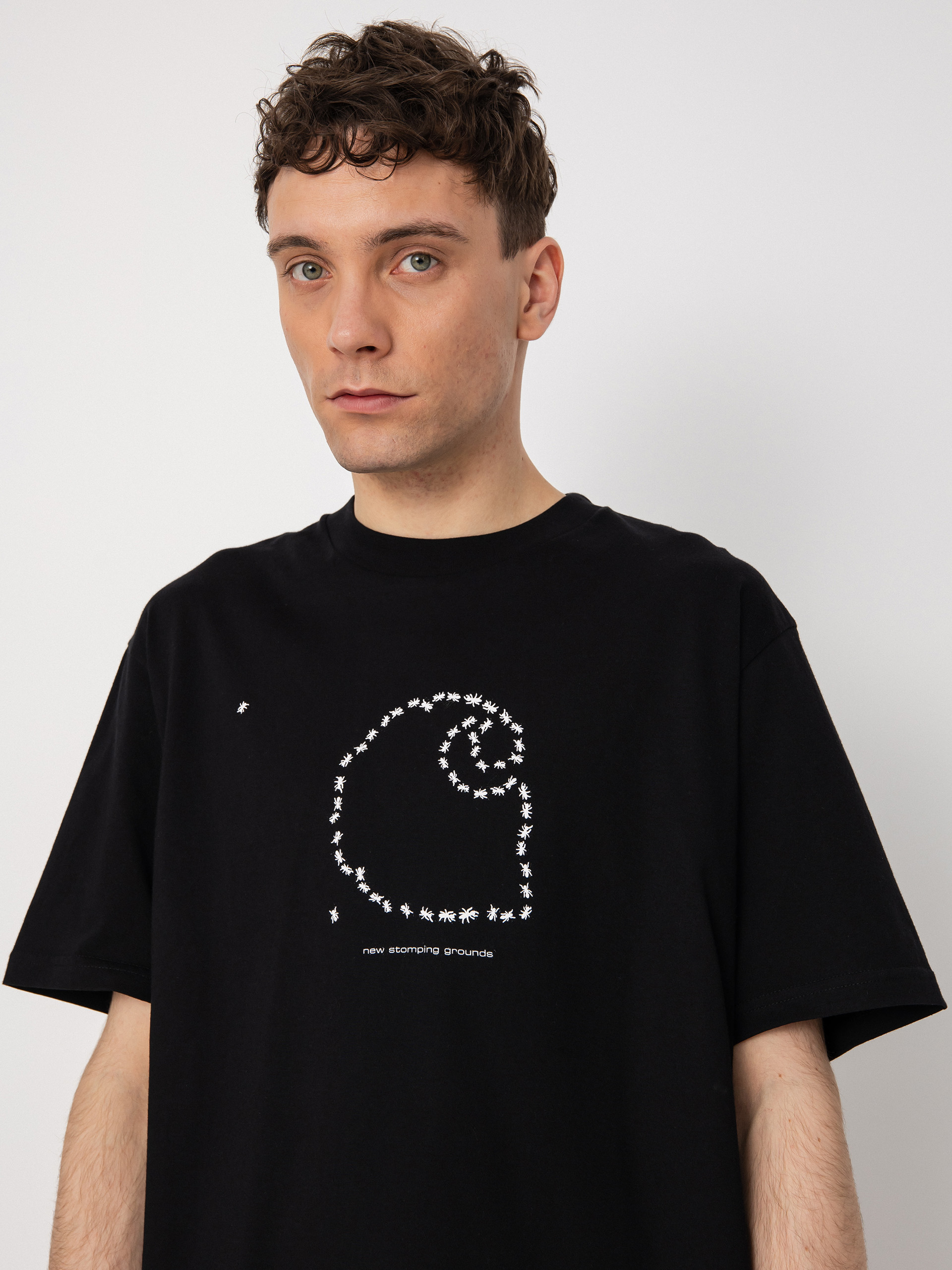 Carhartt WIP Stomping Grounds T-shirt (black/white)