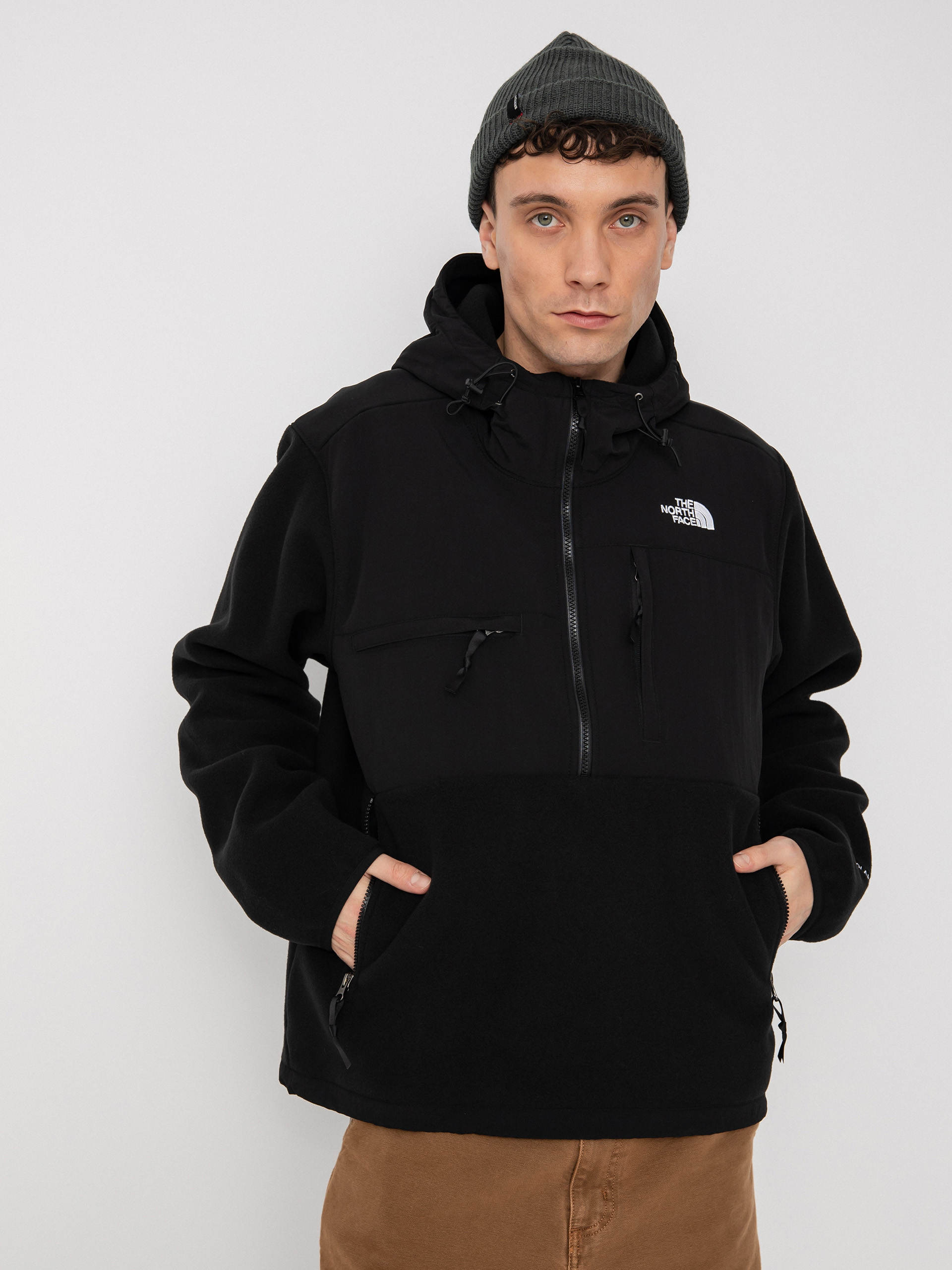 Mens The North Face Denali Anorak Fleece (tnf black)
