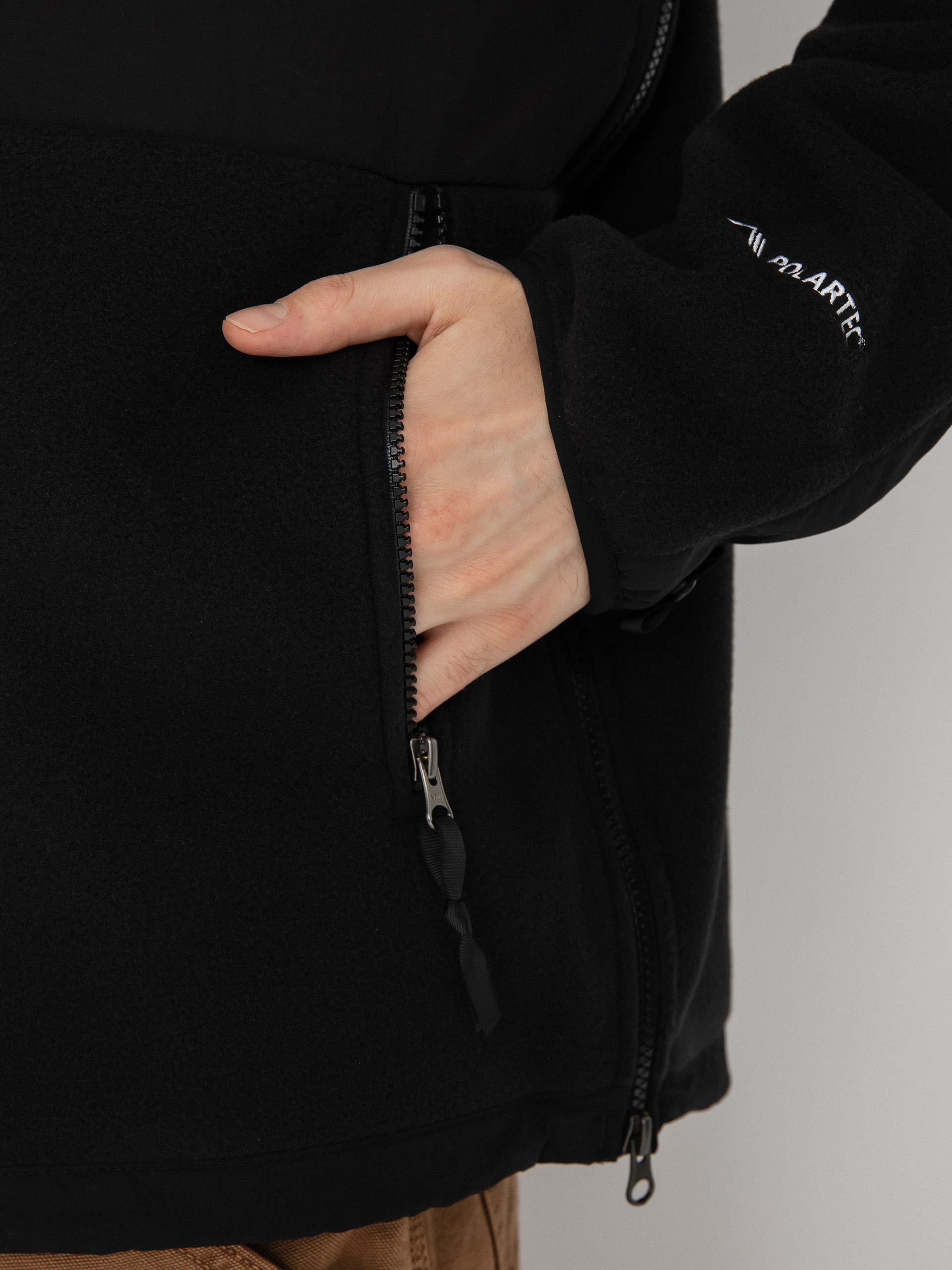 Mens The North Face Denali Anorak Fleece (tnf black)