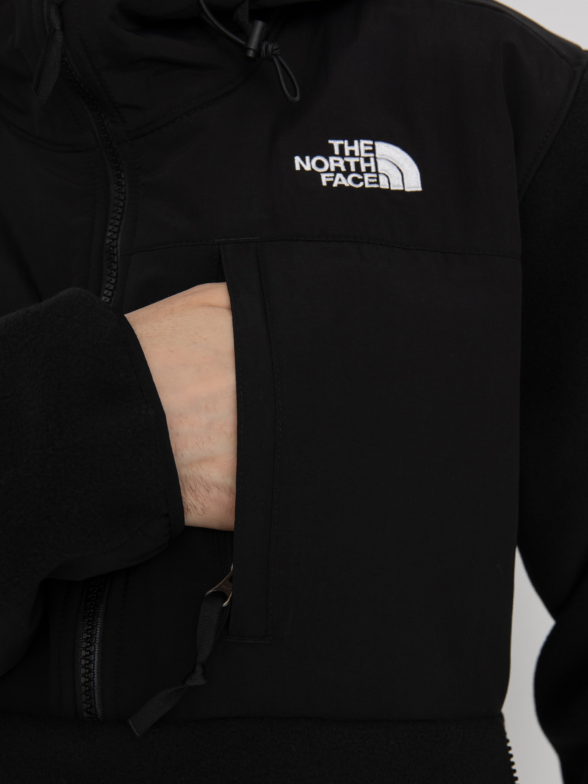 Mens The North Face Denali Anorak Fleece (tnf black)