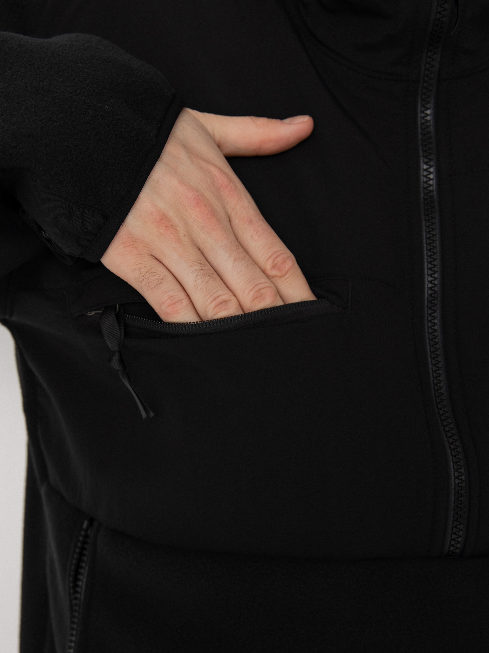 Mens The North Face Denali Anorak Fleece (tnf black)