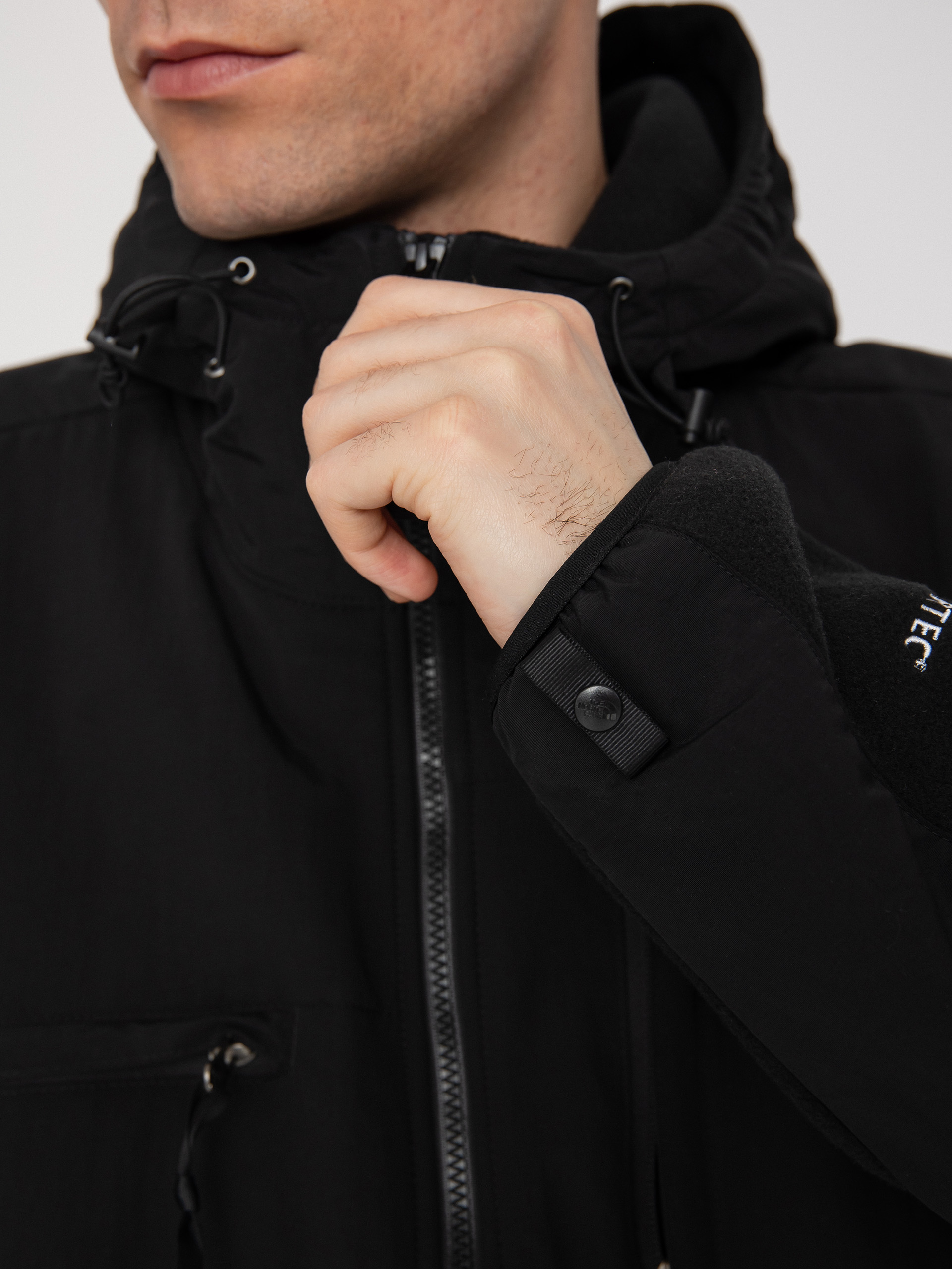 Mens The North Face Denali Anorak Fleece (tnf black)
