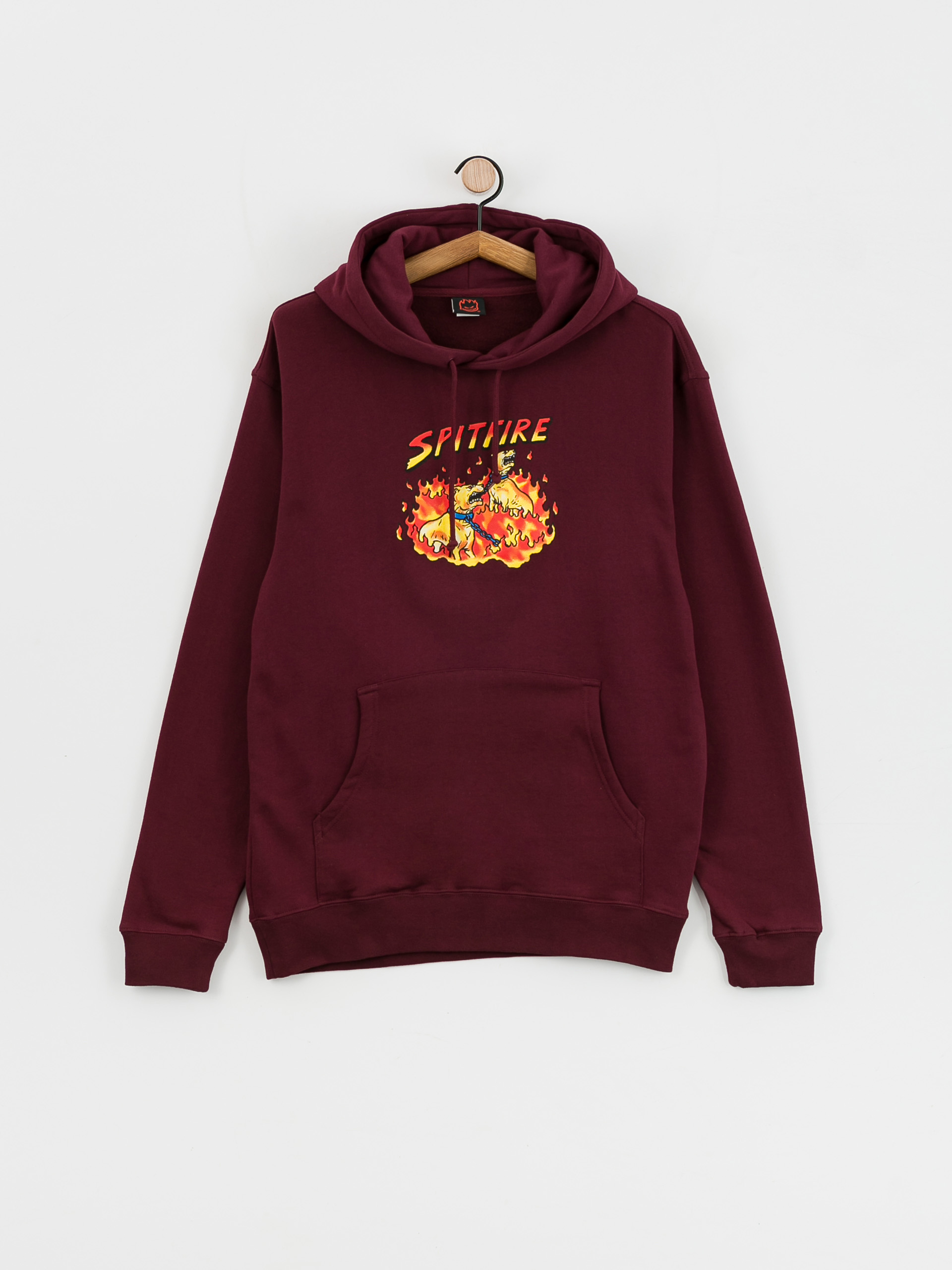 Spitfire Hell Hounds HD Hoodie maroon