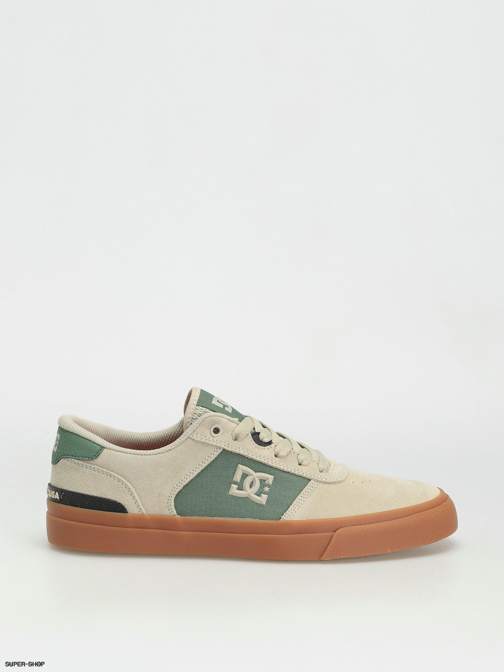 DC Teknic S Shoes (tan/green)