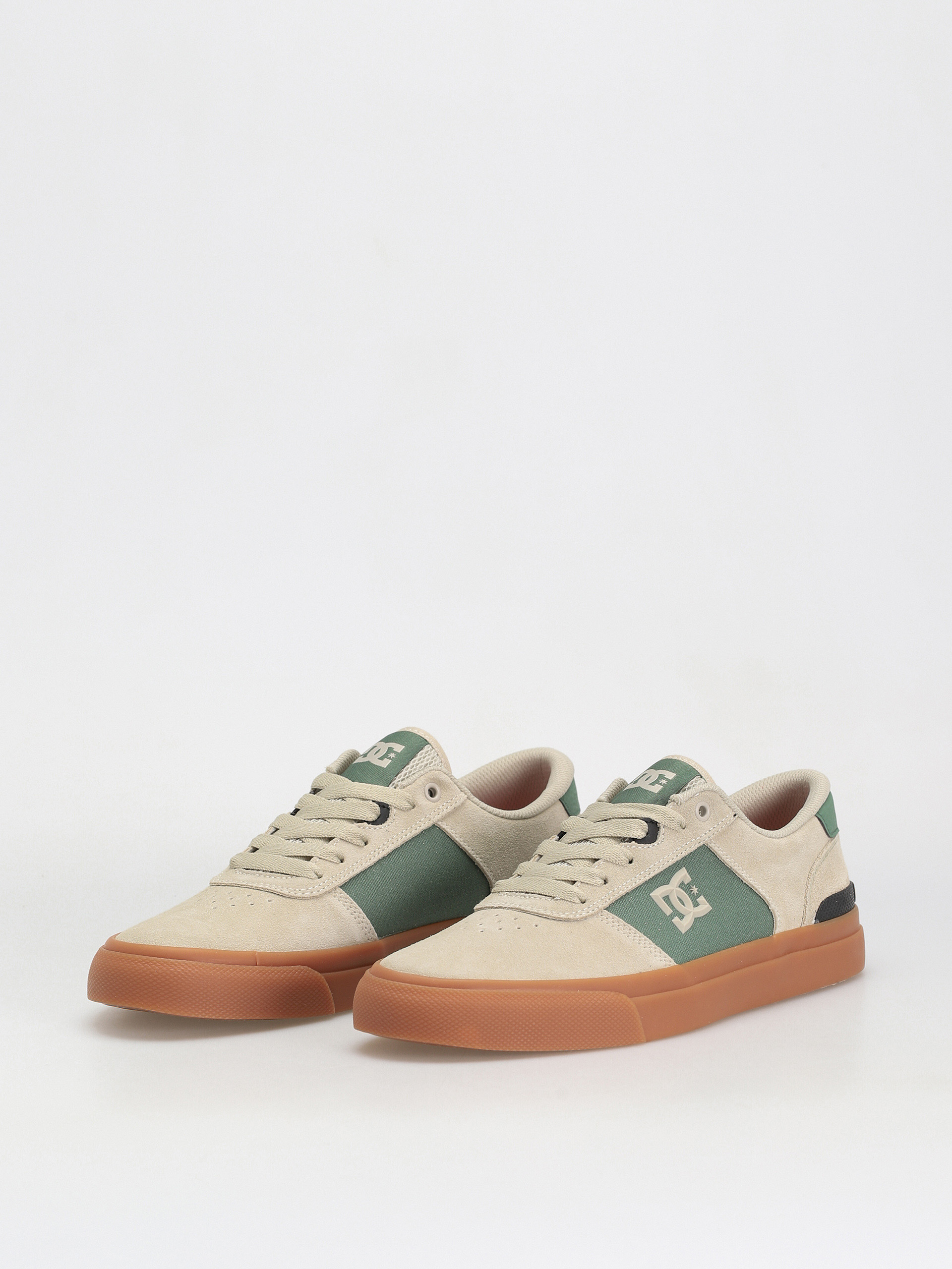 DC Teknic S Shoes (tan/green)