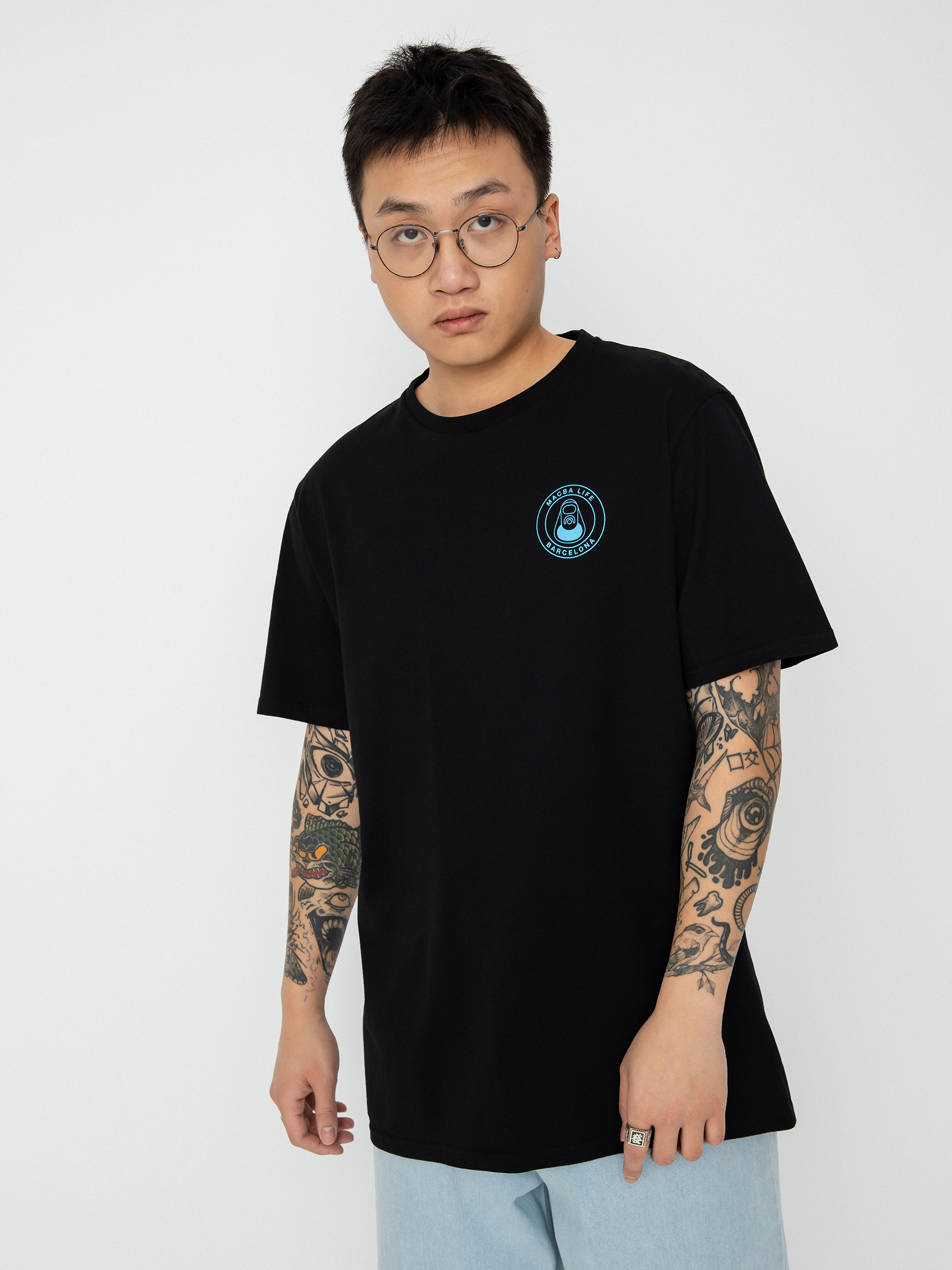 Macba Life Og Logo T-shirt (black/blue)
