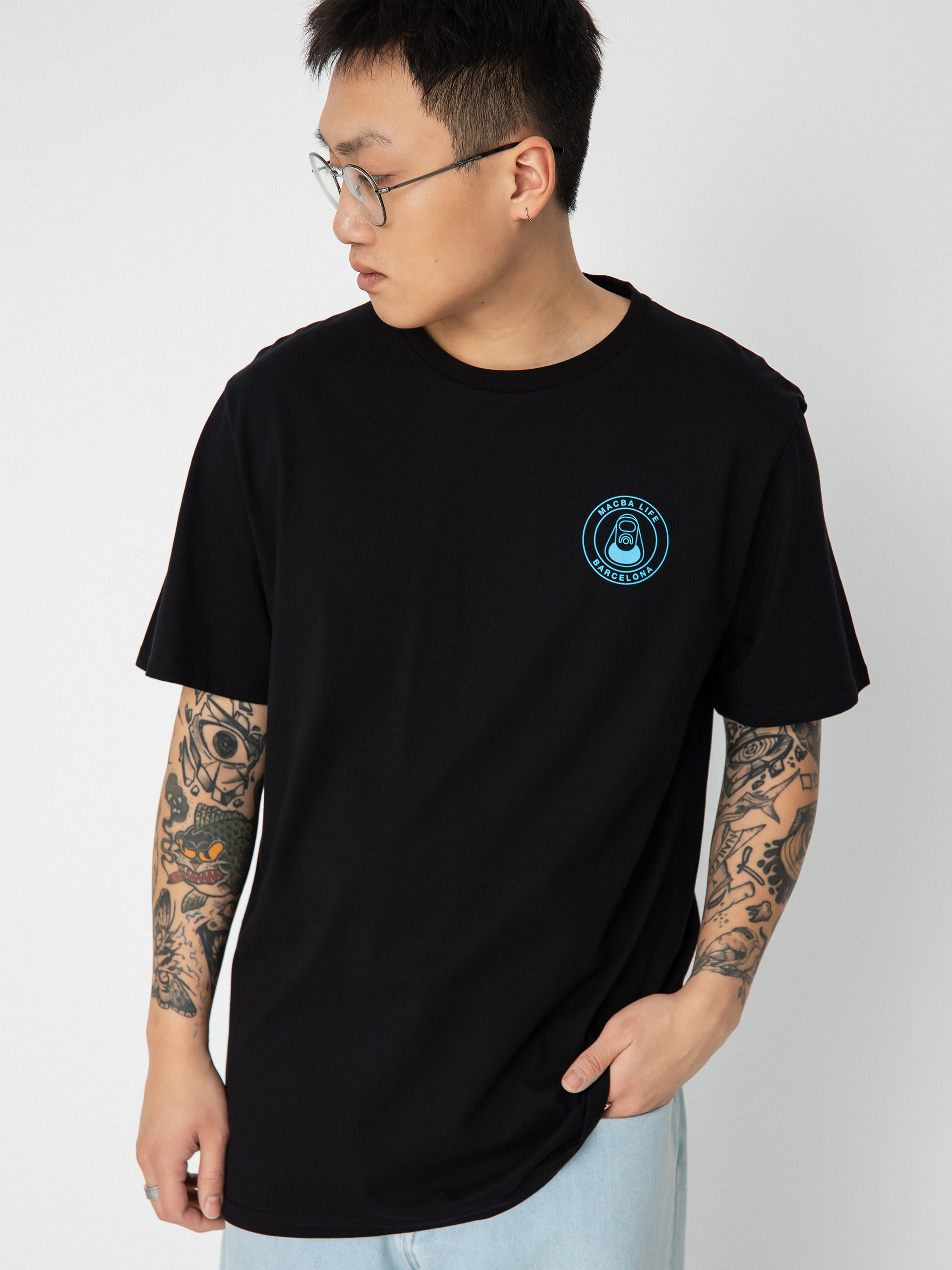 Macba Life Og Logo T-shirt (black/blue)