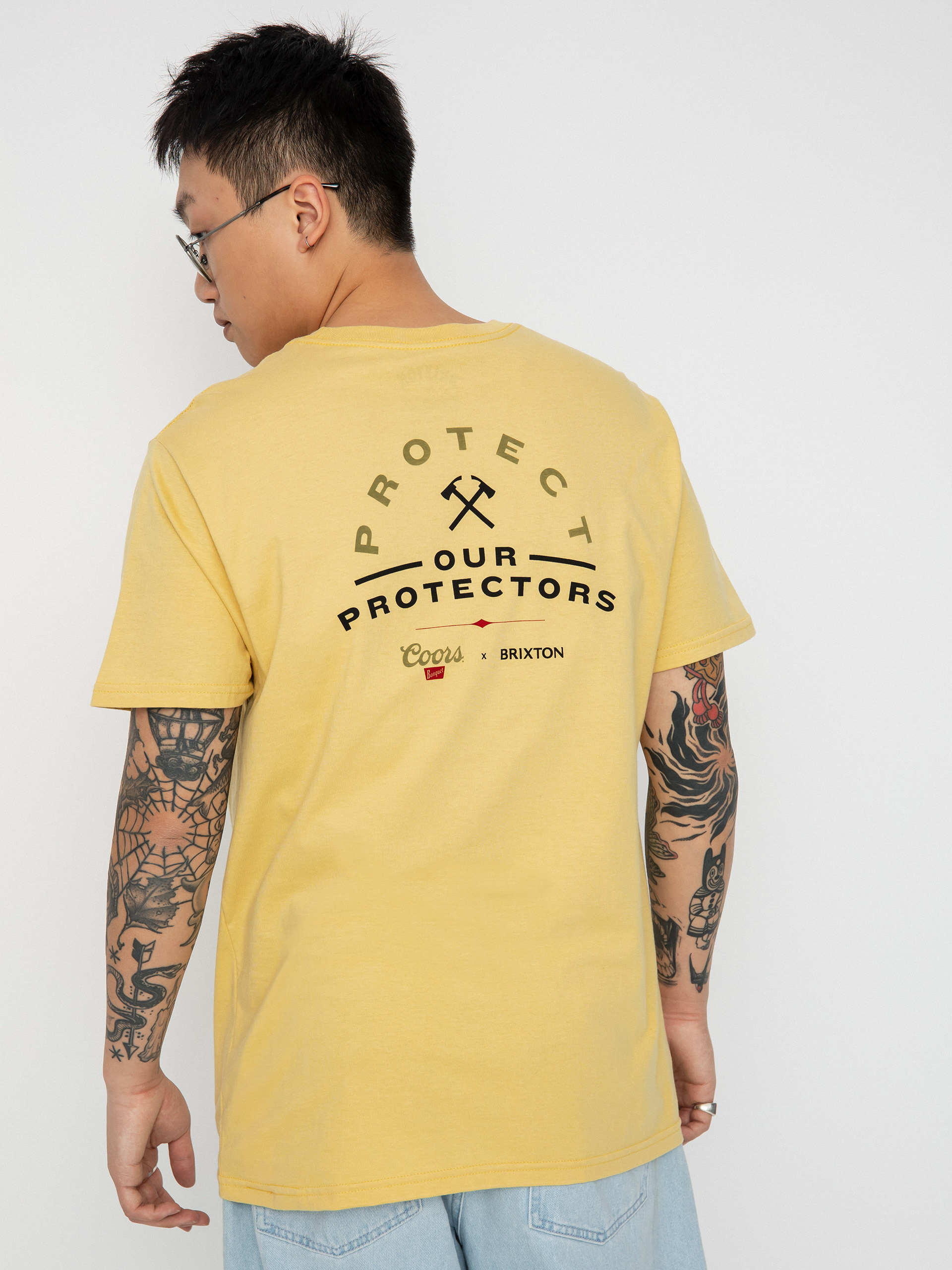 Brixton Coors Protector II T-shirt (buff)