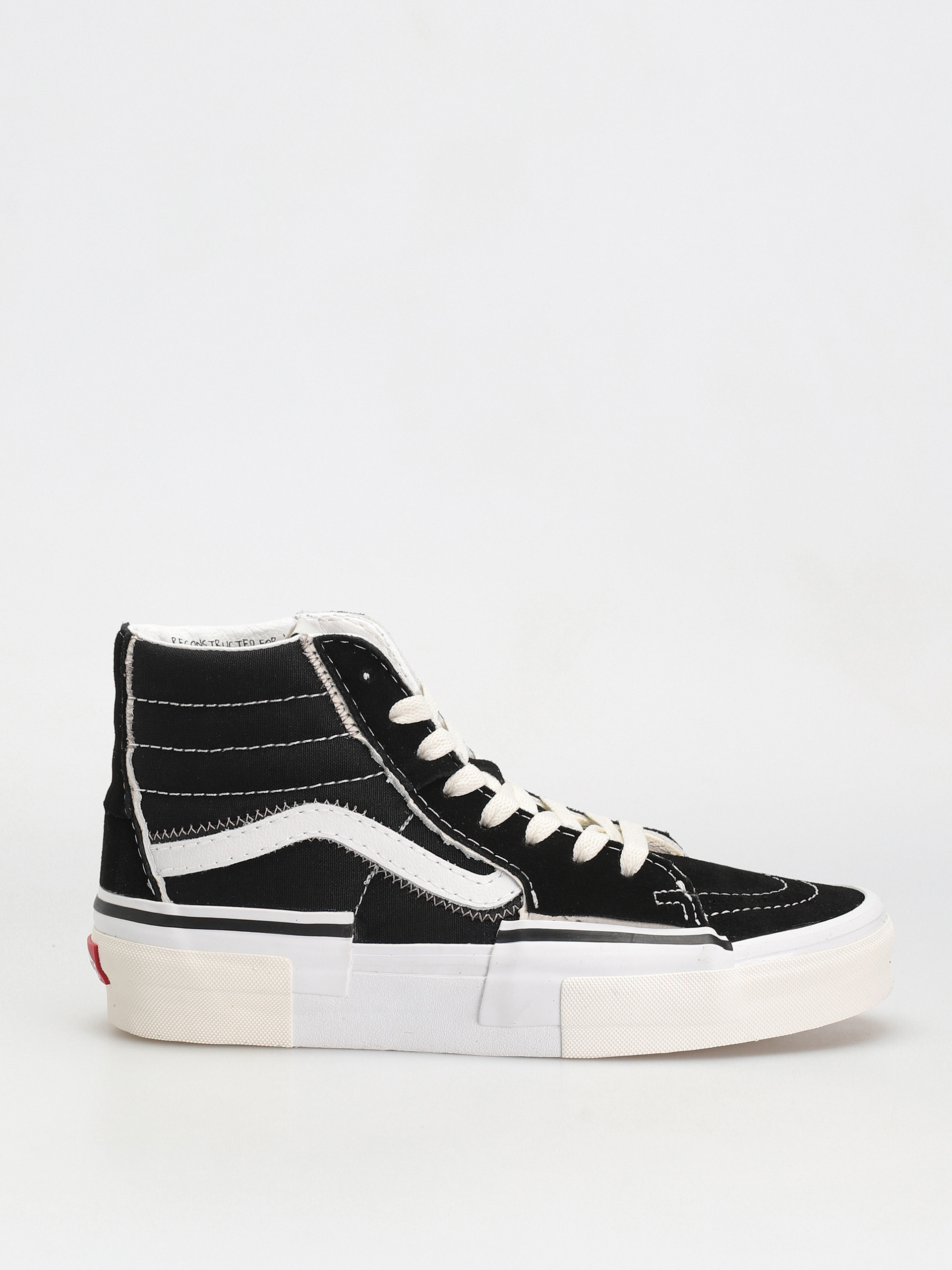 Vans Sk8 Hi Reconstruct Shoes (black/true white)