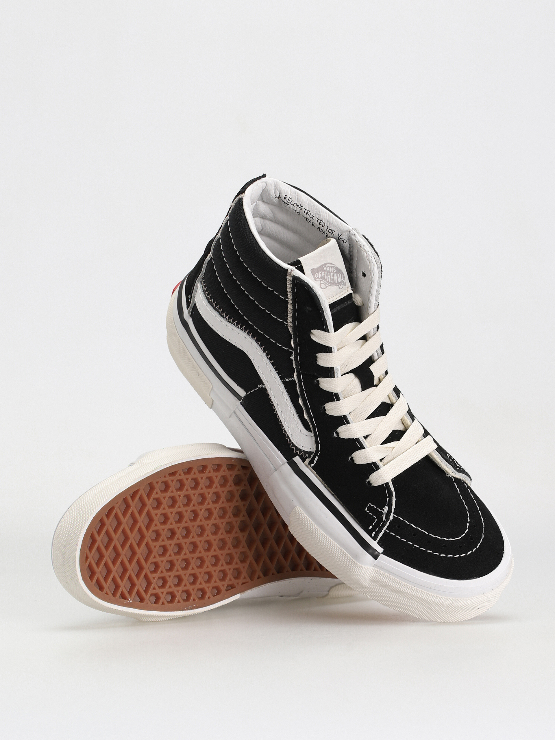 Vans Sk8 Hi Reconstruct Schuhe (black/true white)