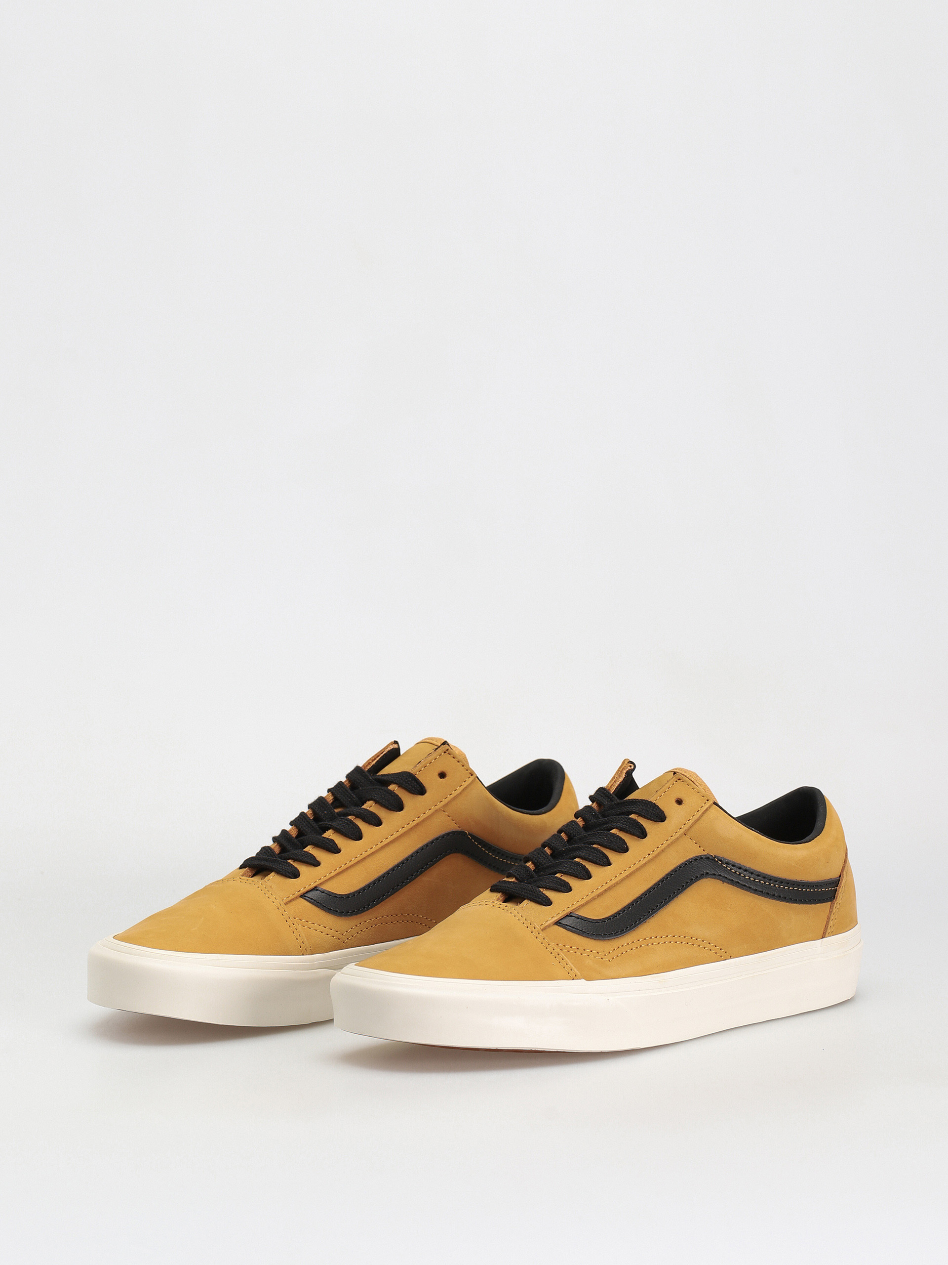 Vans old skool yellow and black sale