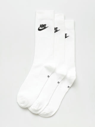 Nike SB Everyday Essential Crew 3pk Socken (white/black)