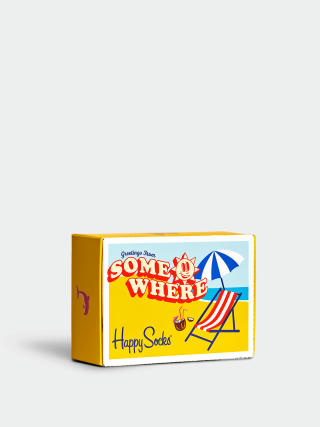 Happy Socks 2 Pack Wish You Were Here Gift Set Socken (yellow)