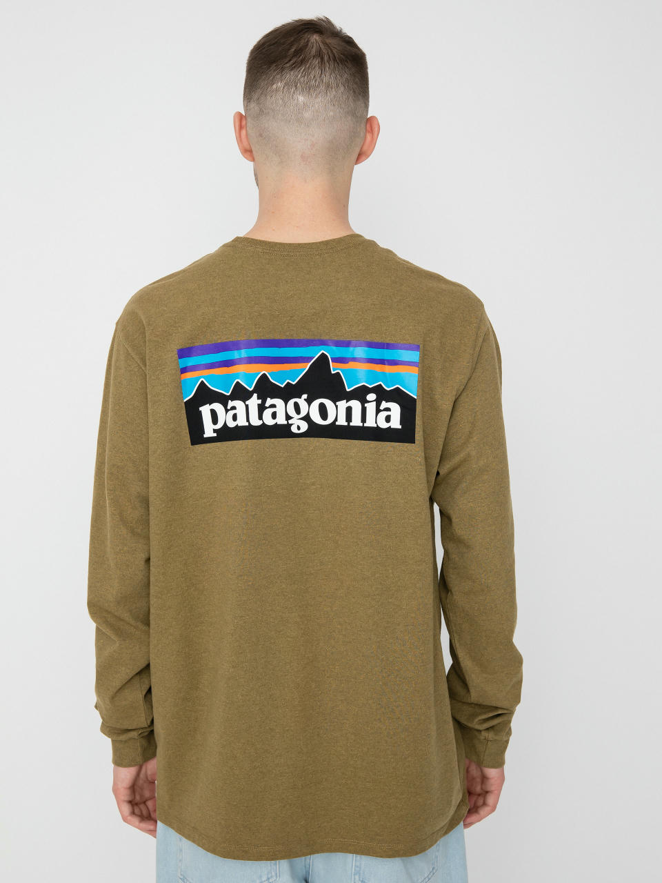 Patagonia P 6 Logo Responsibili Longsleeve (moray khaki)