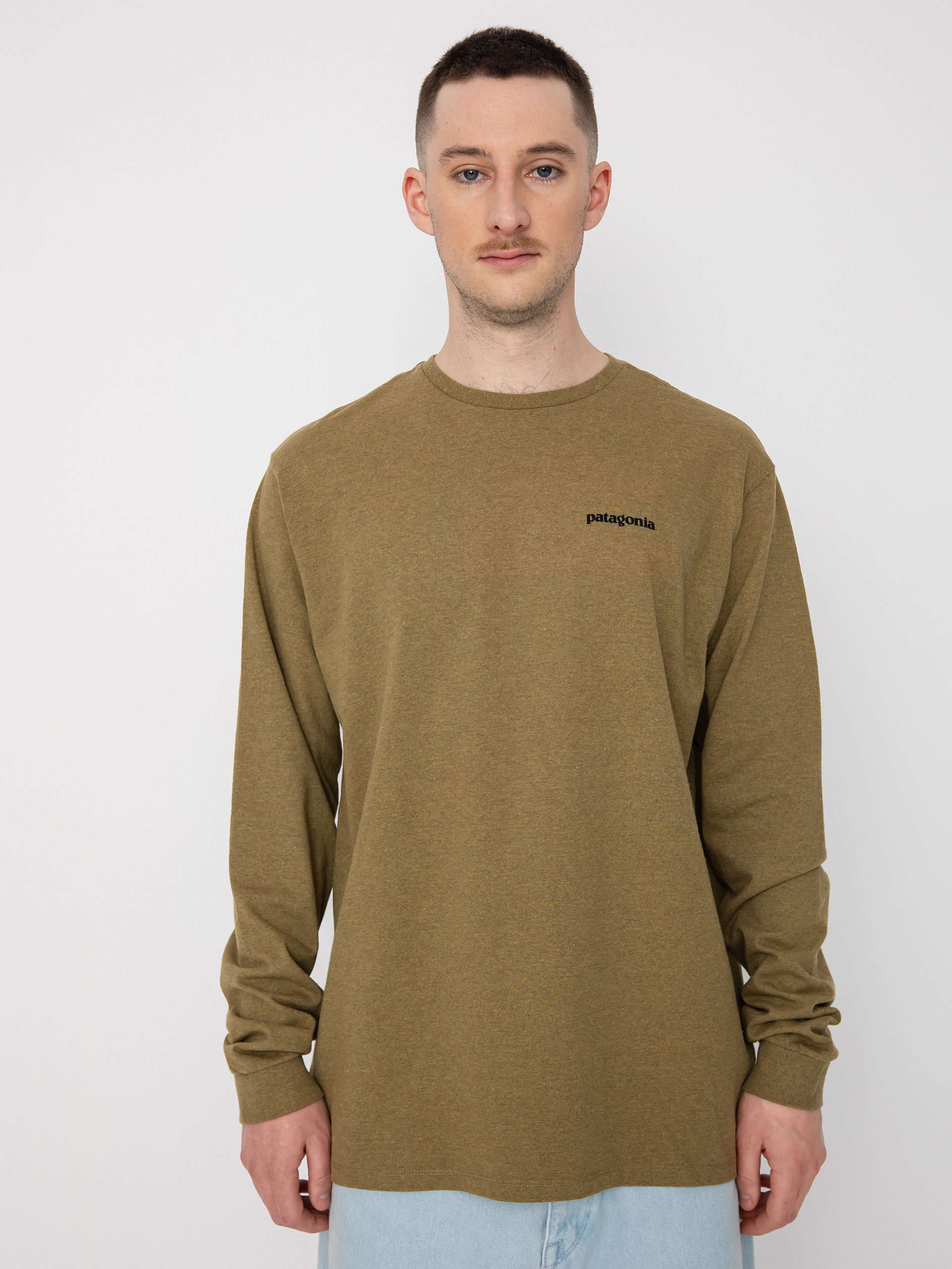 Patagonia P 6 Logo Responsibili Longsleeve (moray khaki)