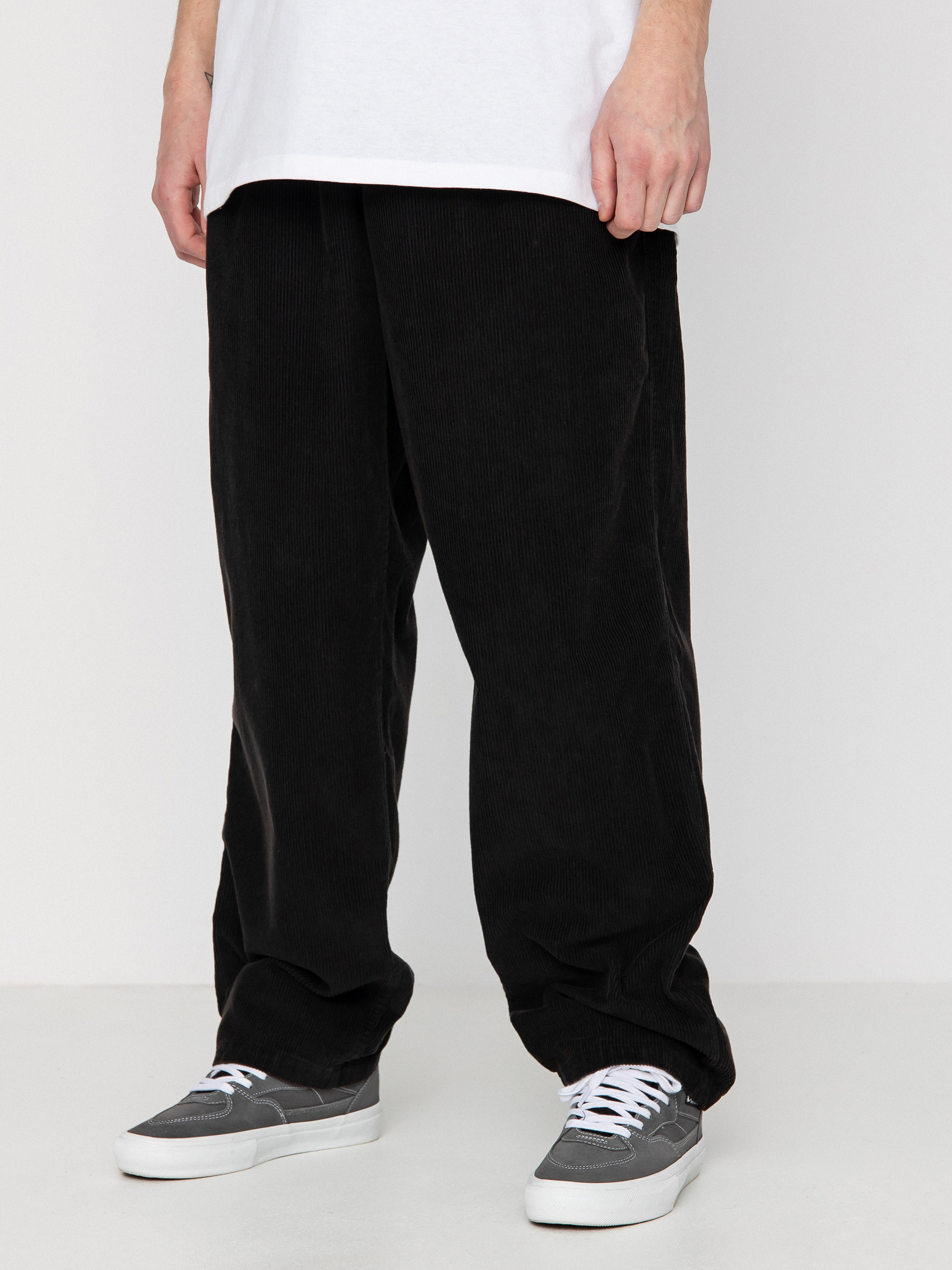 Vans Range Baggy Taprd Acid Wash Cord Pants (black)