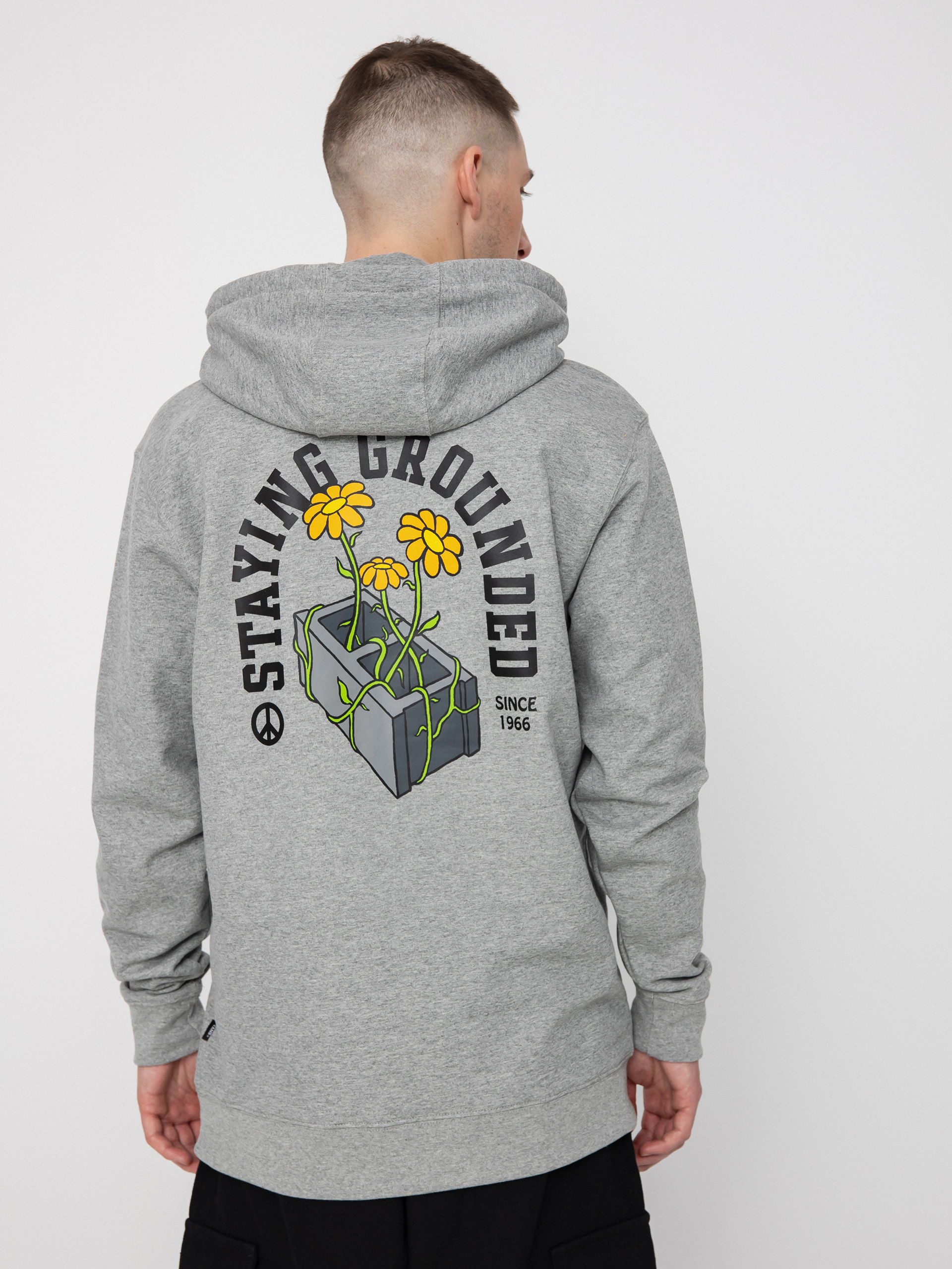 Vans Staying Grounded HD Hoodie (cement heather)