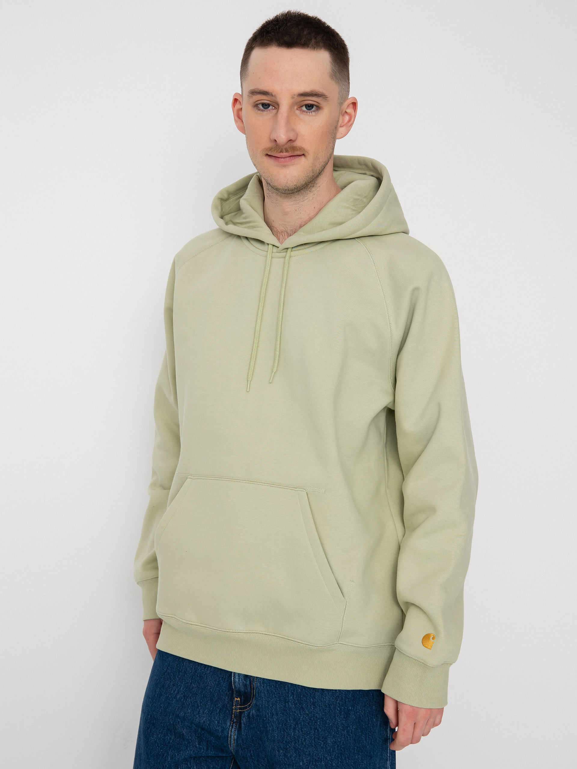 Carhartt WIP Chase HD Hoodie - green (agave/gold)
