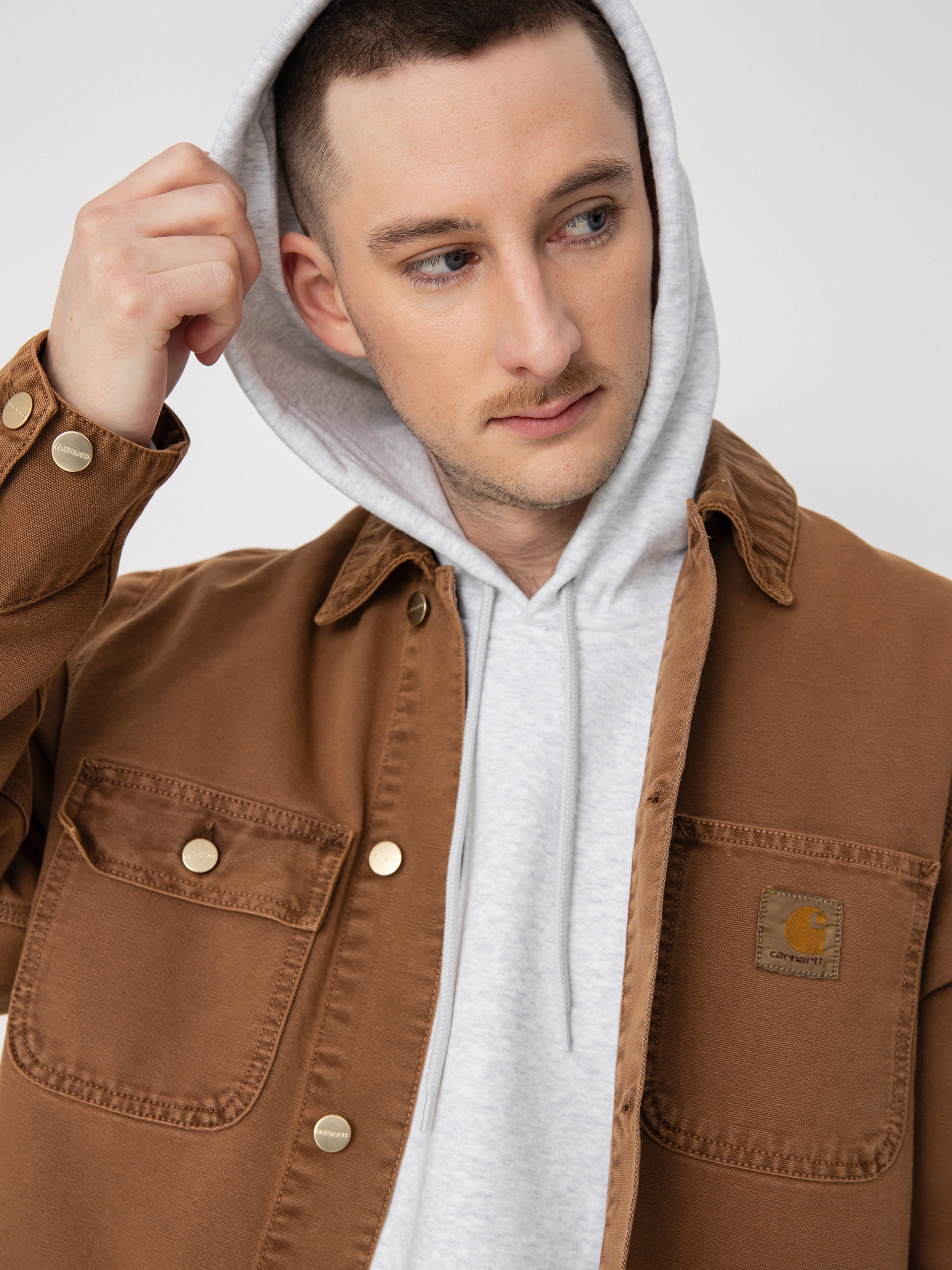 Carhartt WIP Michigan Jacket - brown (tamarind/tamarind)