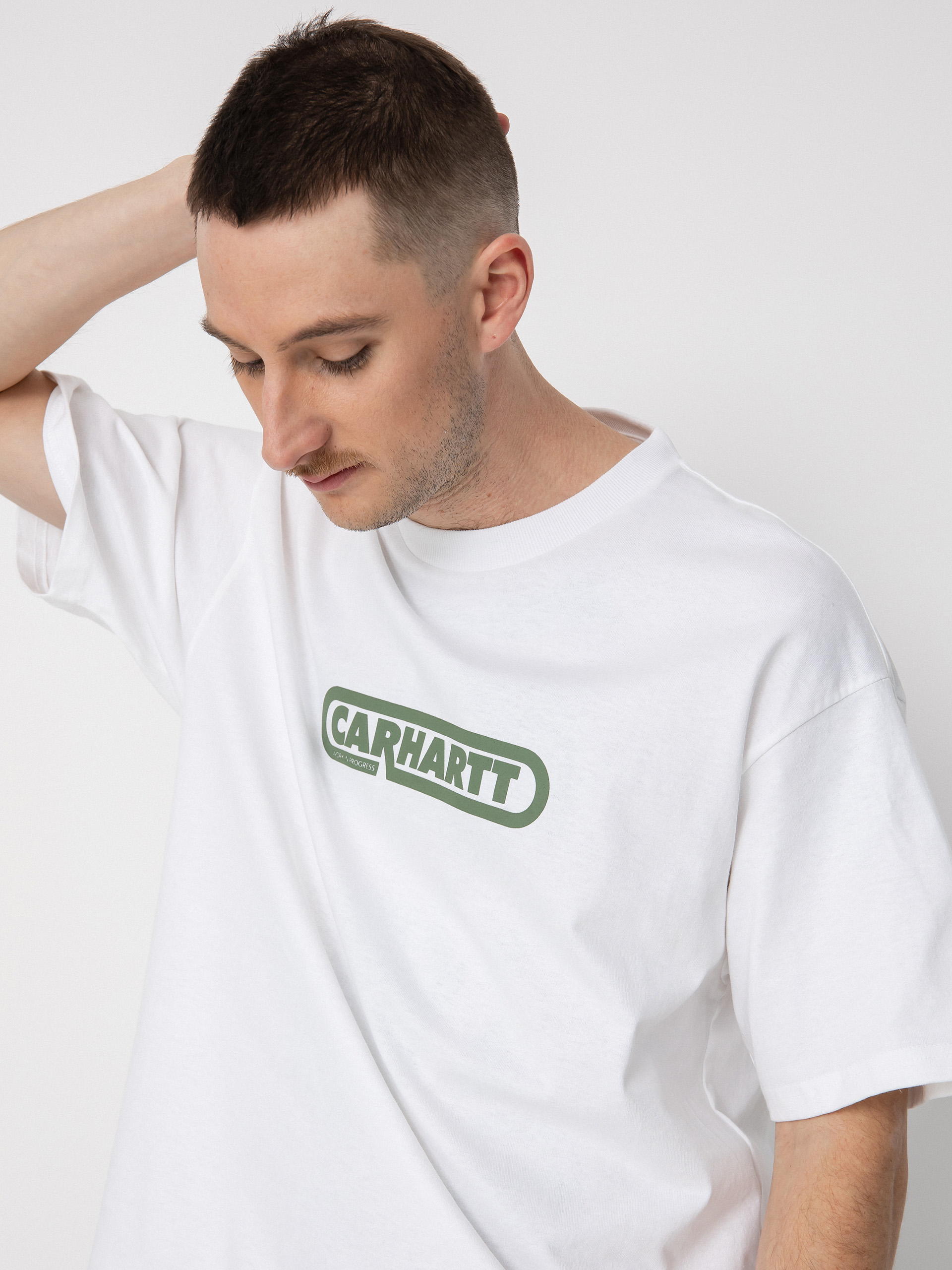 Carhartt WIP Fuse Script T-shirt (white/dollar green)