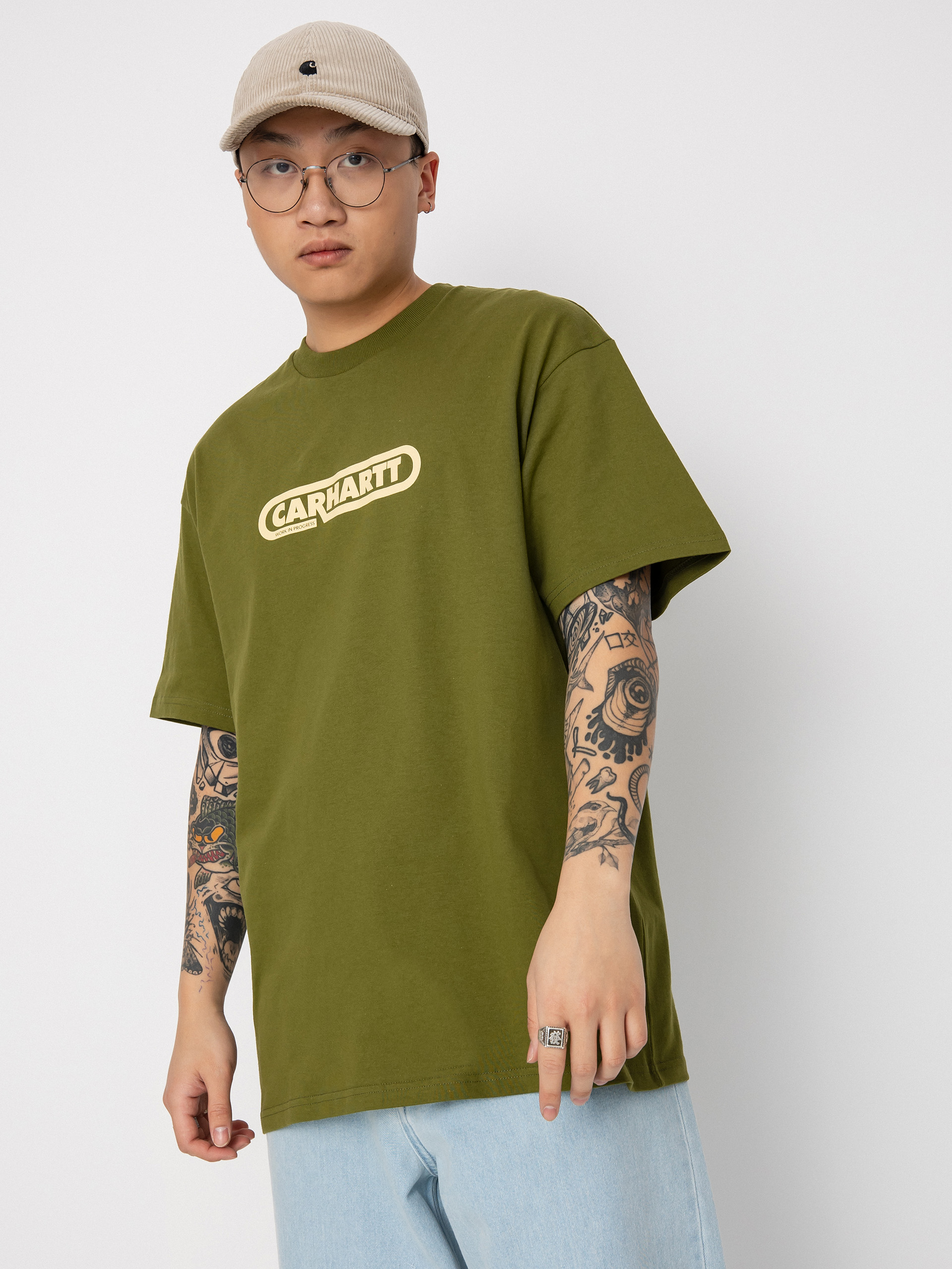 Carhartt WIP Fuse Script T-Shirt (kiwi/citron)