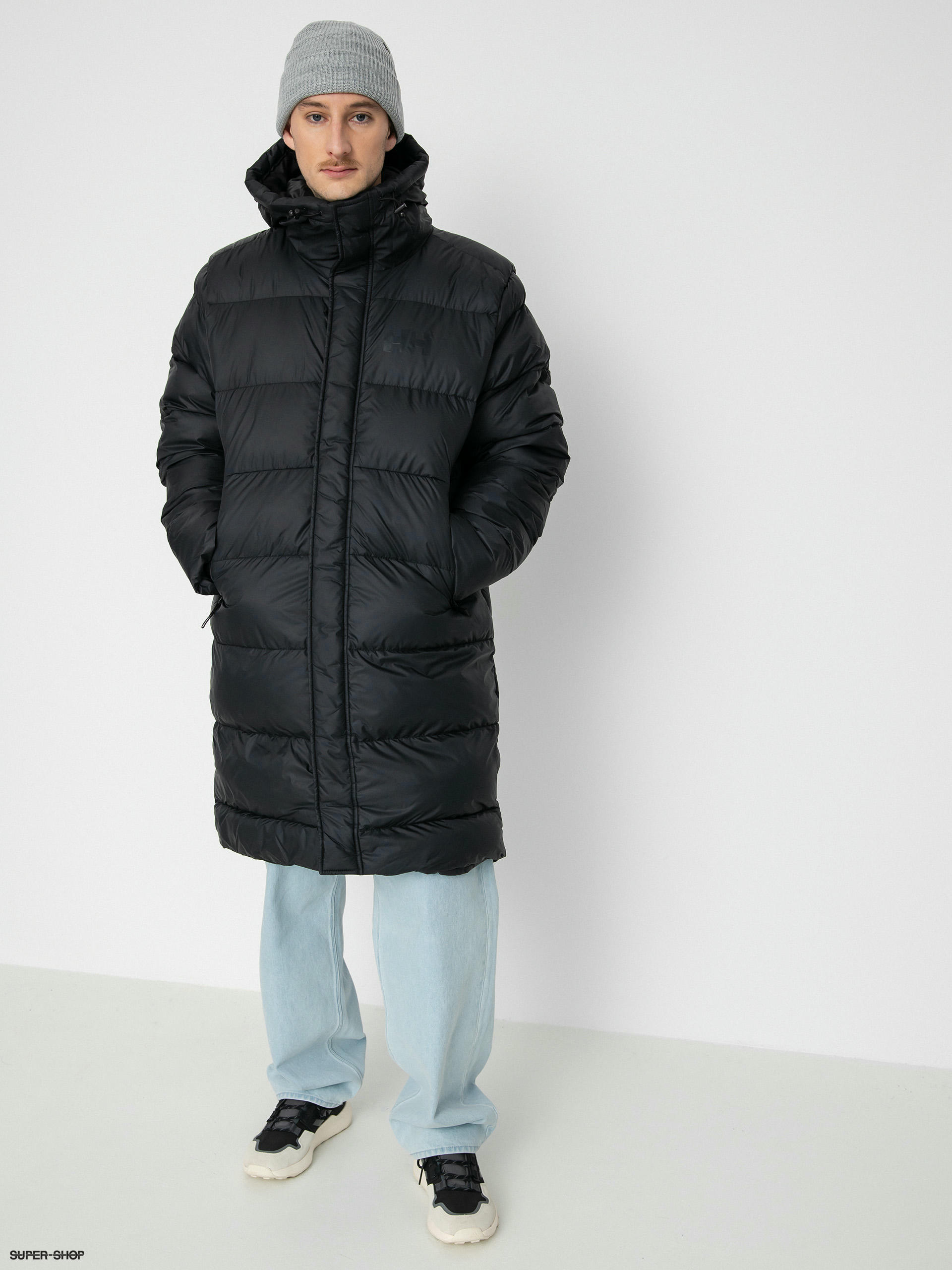 Black cheap winter parka